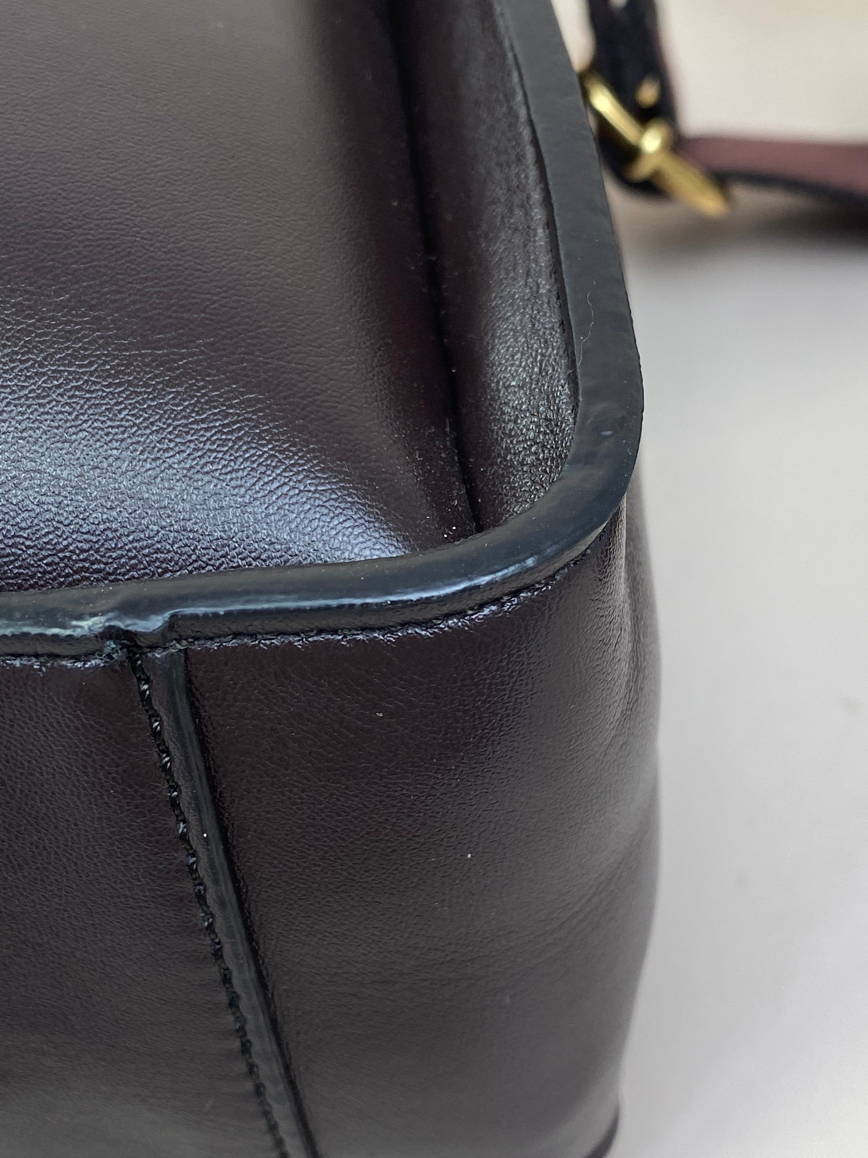 Stella Mccartney Brown Logo Crossbody Bag