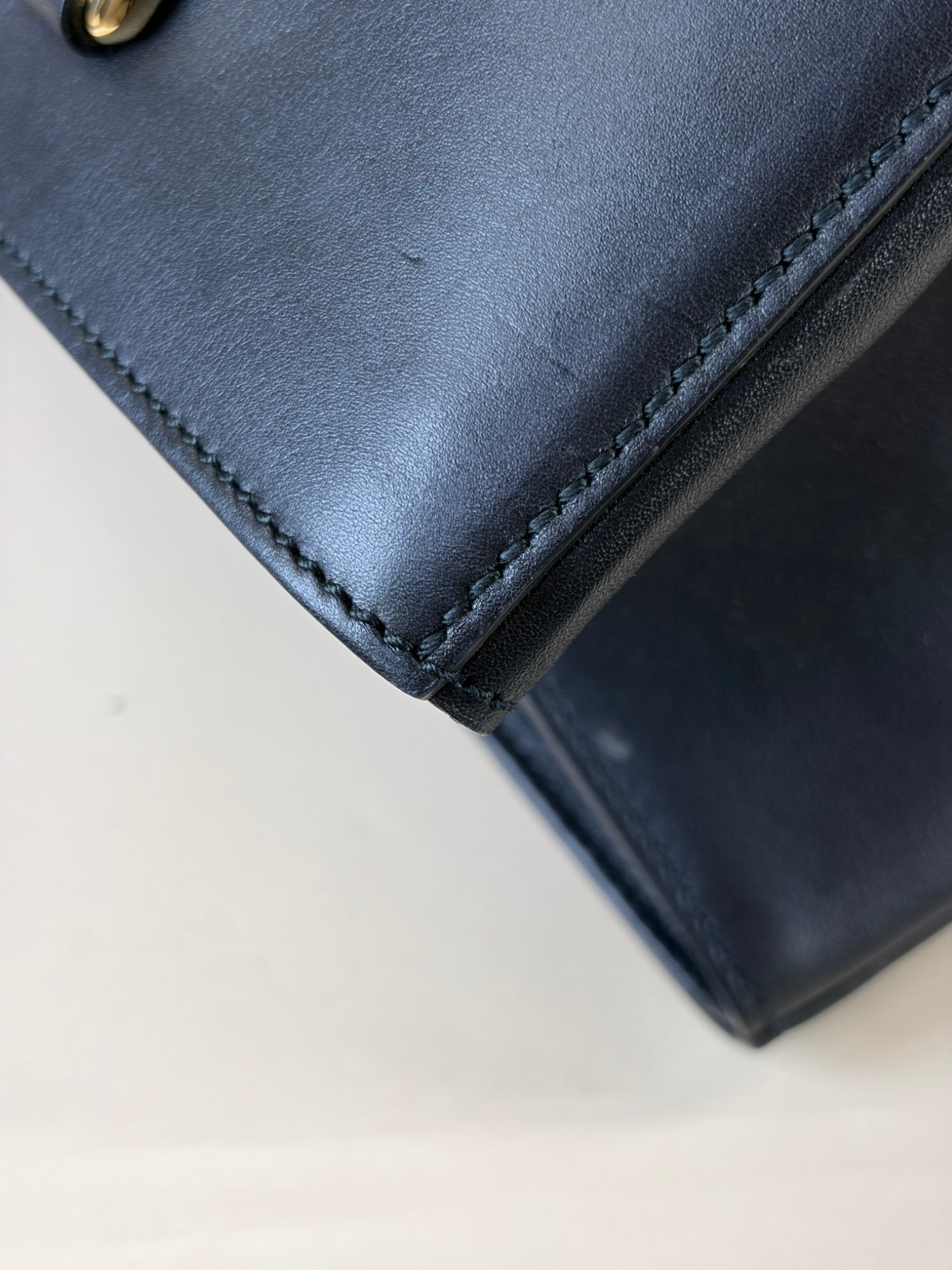 Gucci black Sylvie large Top Handle bag