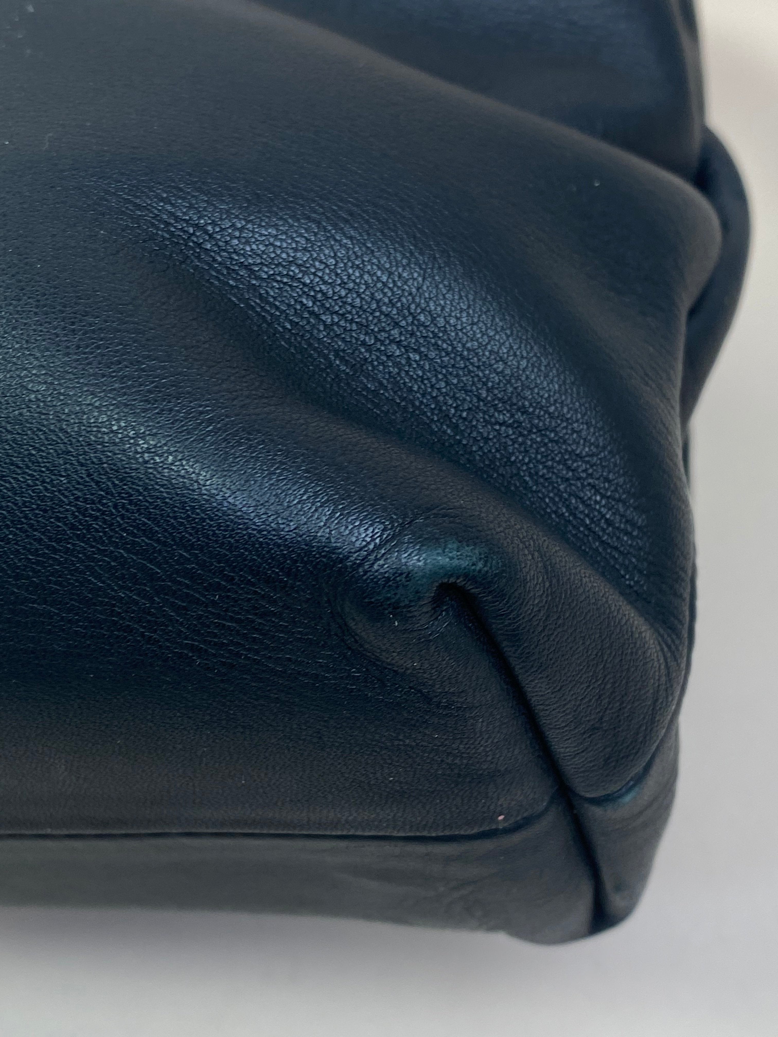 Christian Dior Black Demilune Shoulder Bag