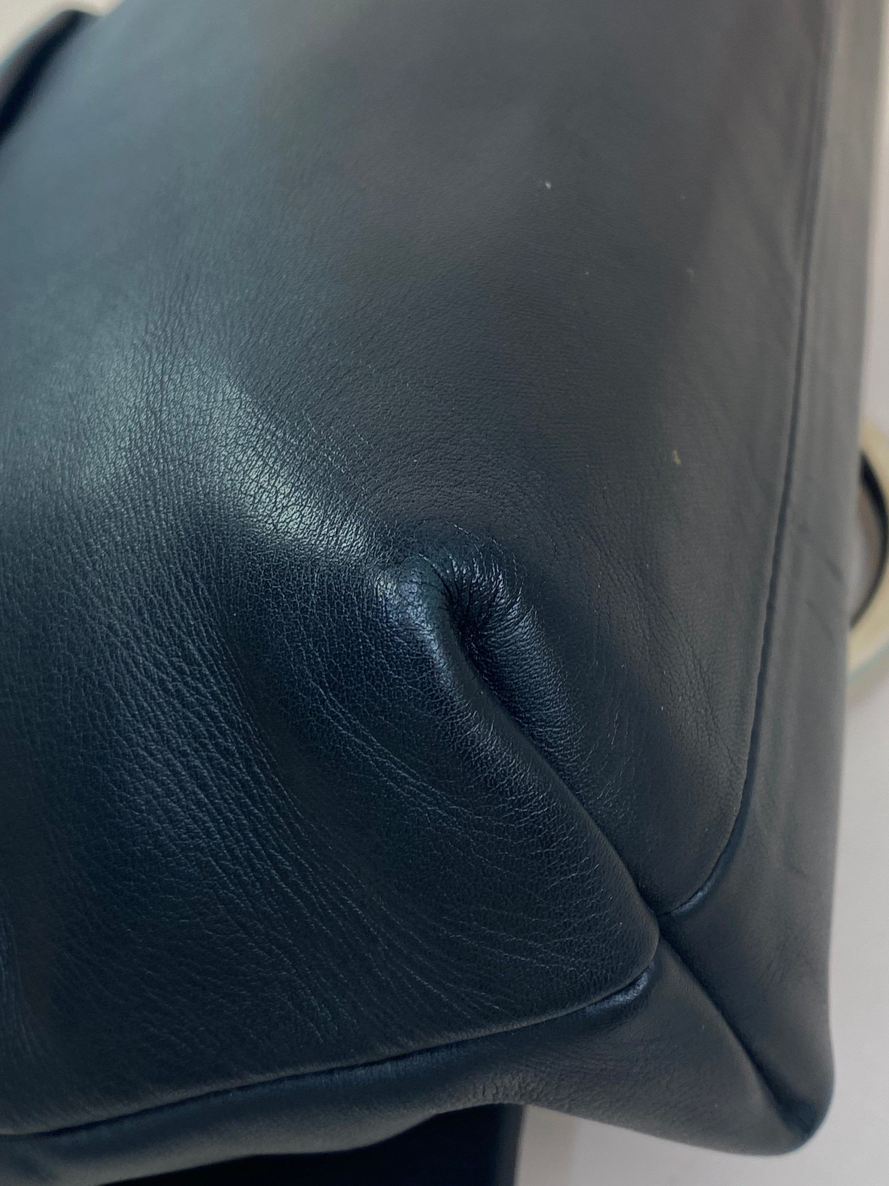 Christian Dior Black Demilune Shoulder Bag