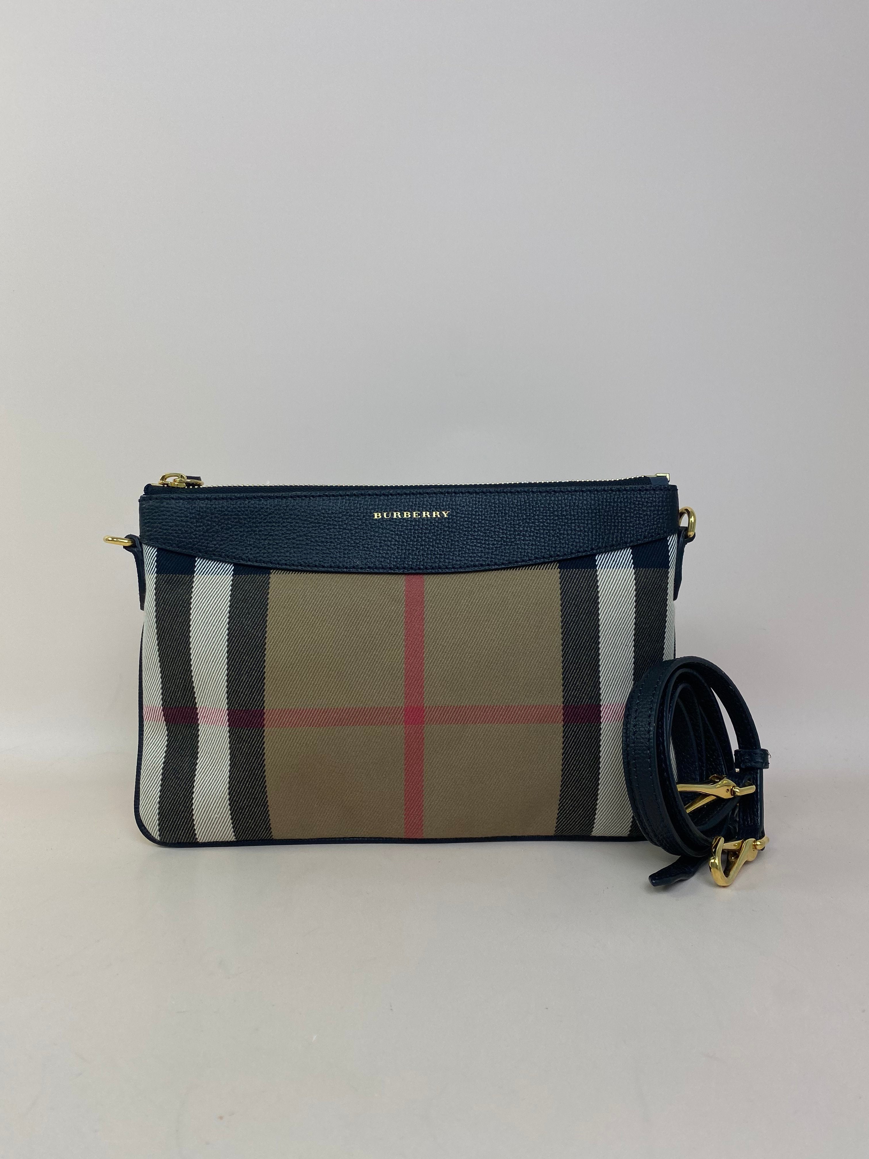 Burberry Black House Check Crossbody Bag
