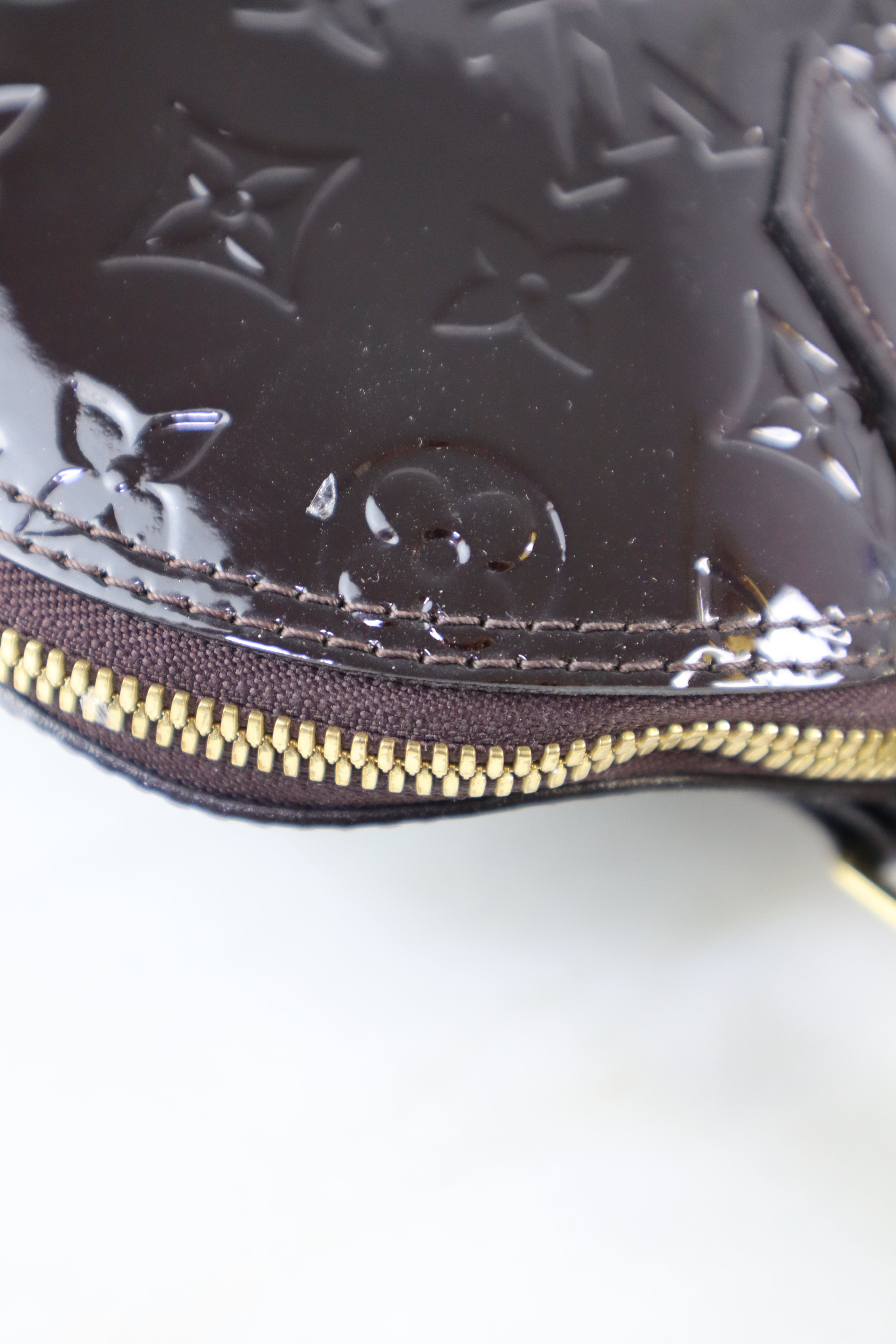 Louis Vuitton Black Vernis Alma Tote Bag