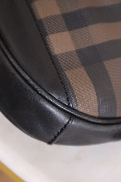 Burberry Black Smoked Check Brooklyn Hobo Trench Bag-handbag-Burberry-The Closet Egypt
