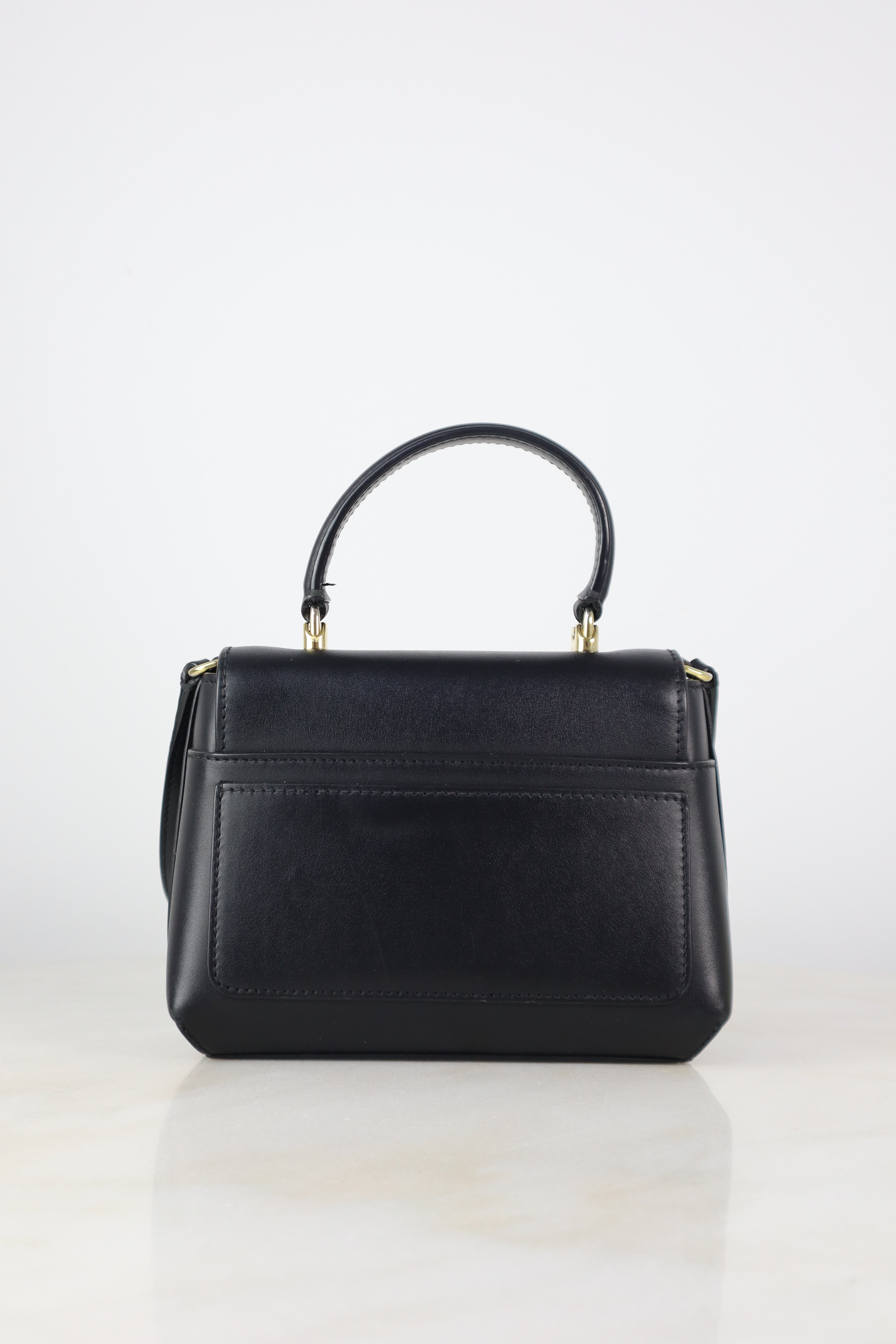 Dolce & Gabbana Black Top Handle W/ Strap
