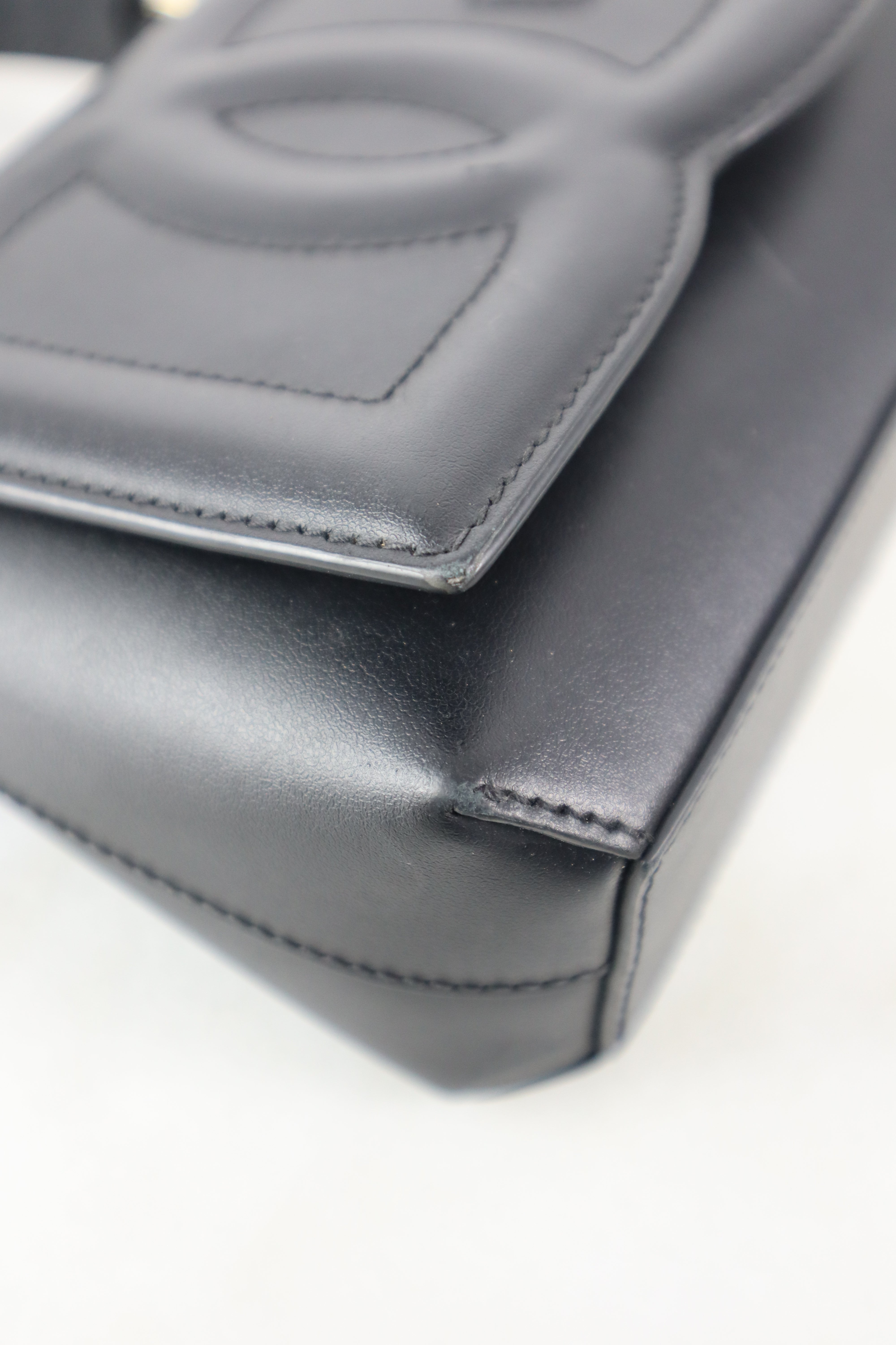Dolce & Gabbana Black Top Handle W/ Strap