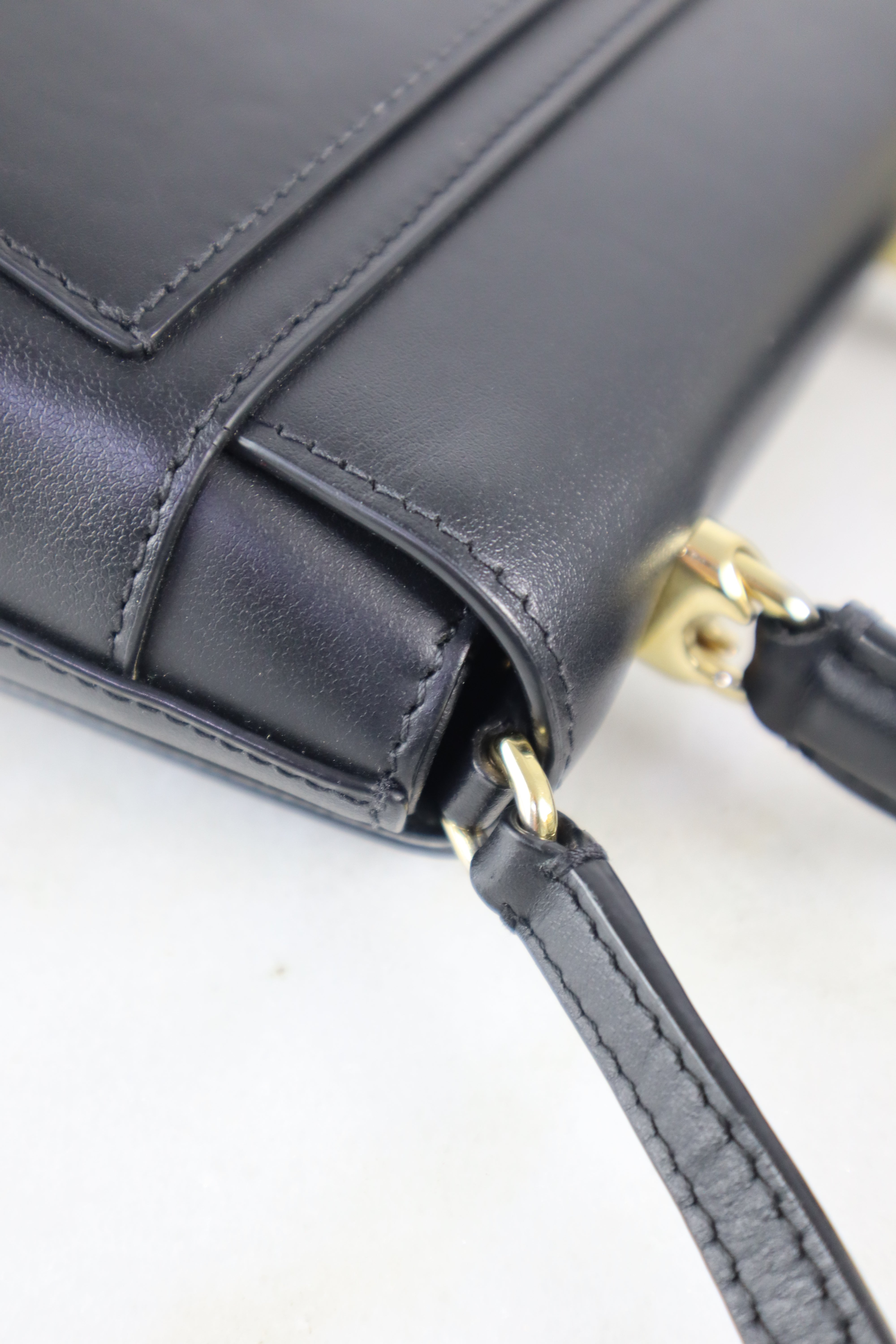 Dolce & Gabbana Black Top Handle W/ Strap