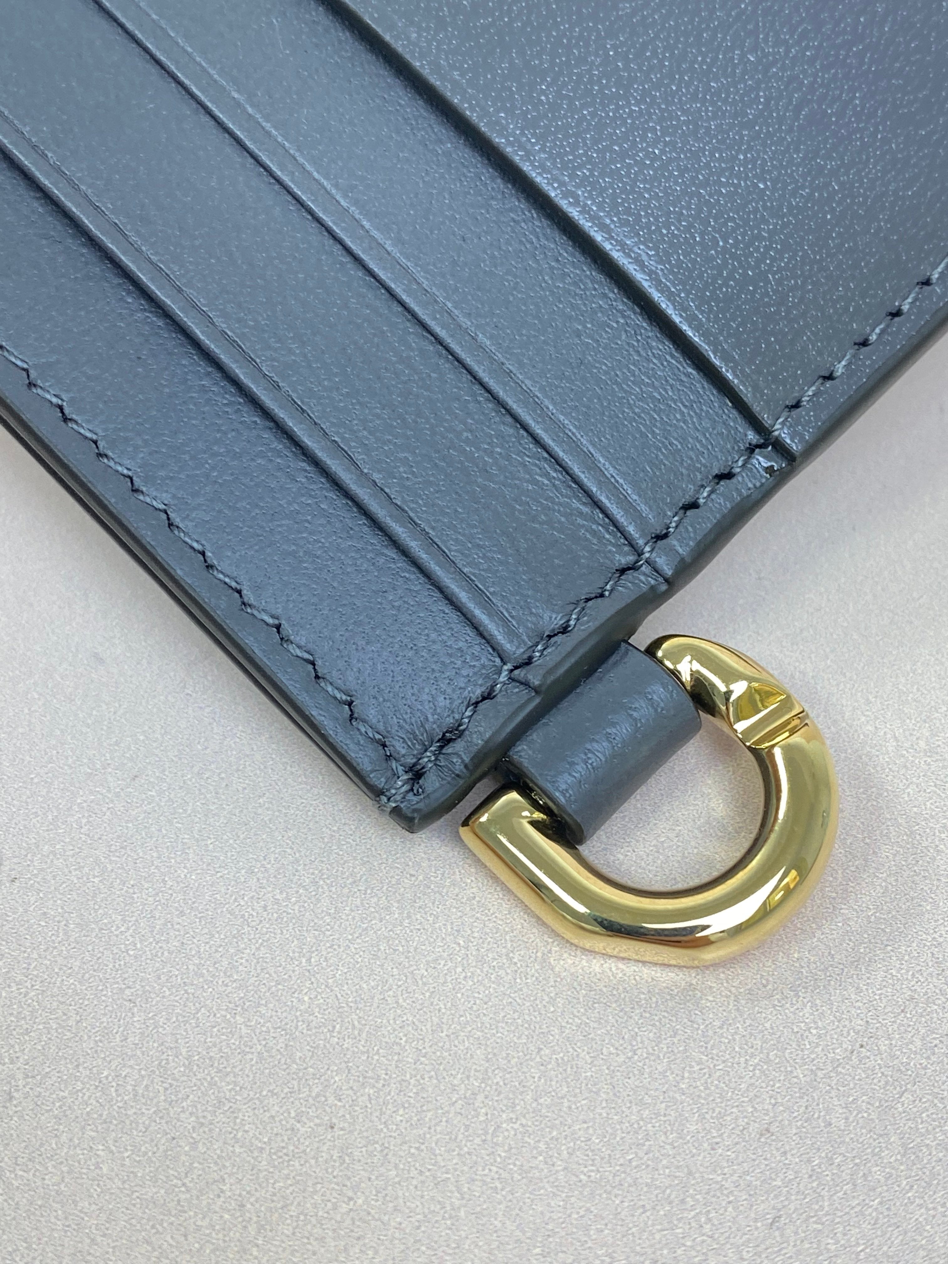 Givenchy Grey 4G Liquid Card Holder