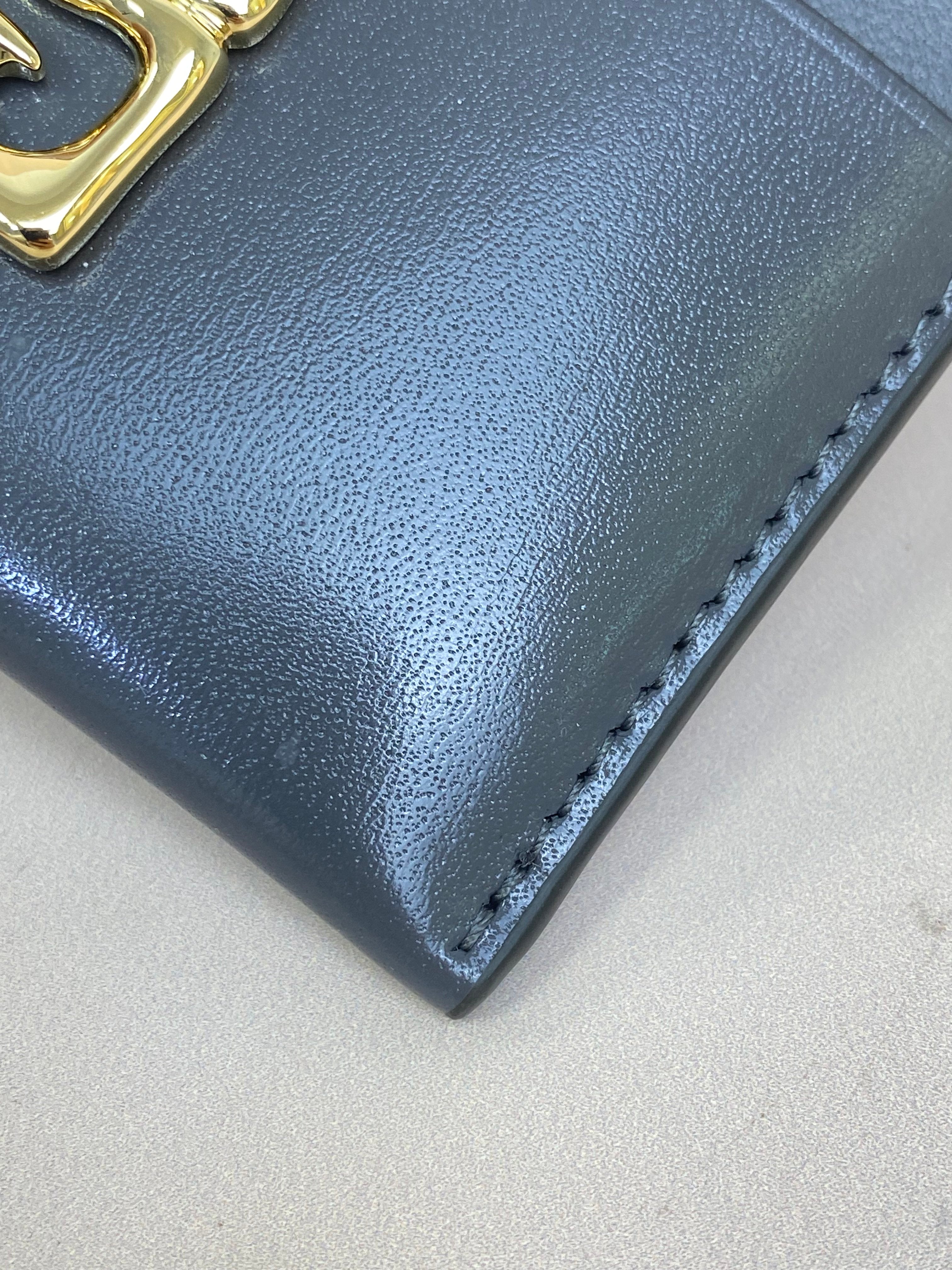 Givenchy Grey 4G Liquid Card Holder