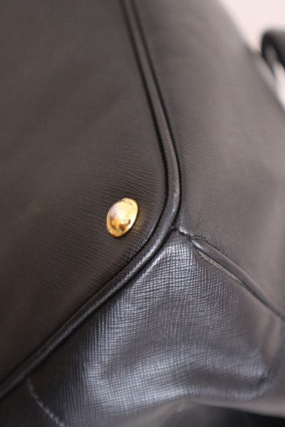 Prada Black Top Handle Bag-handbag-Prada-The Closet Egypt