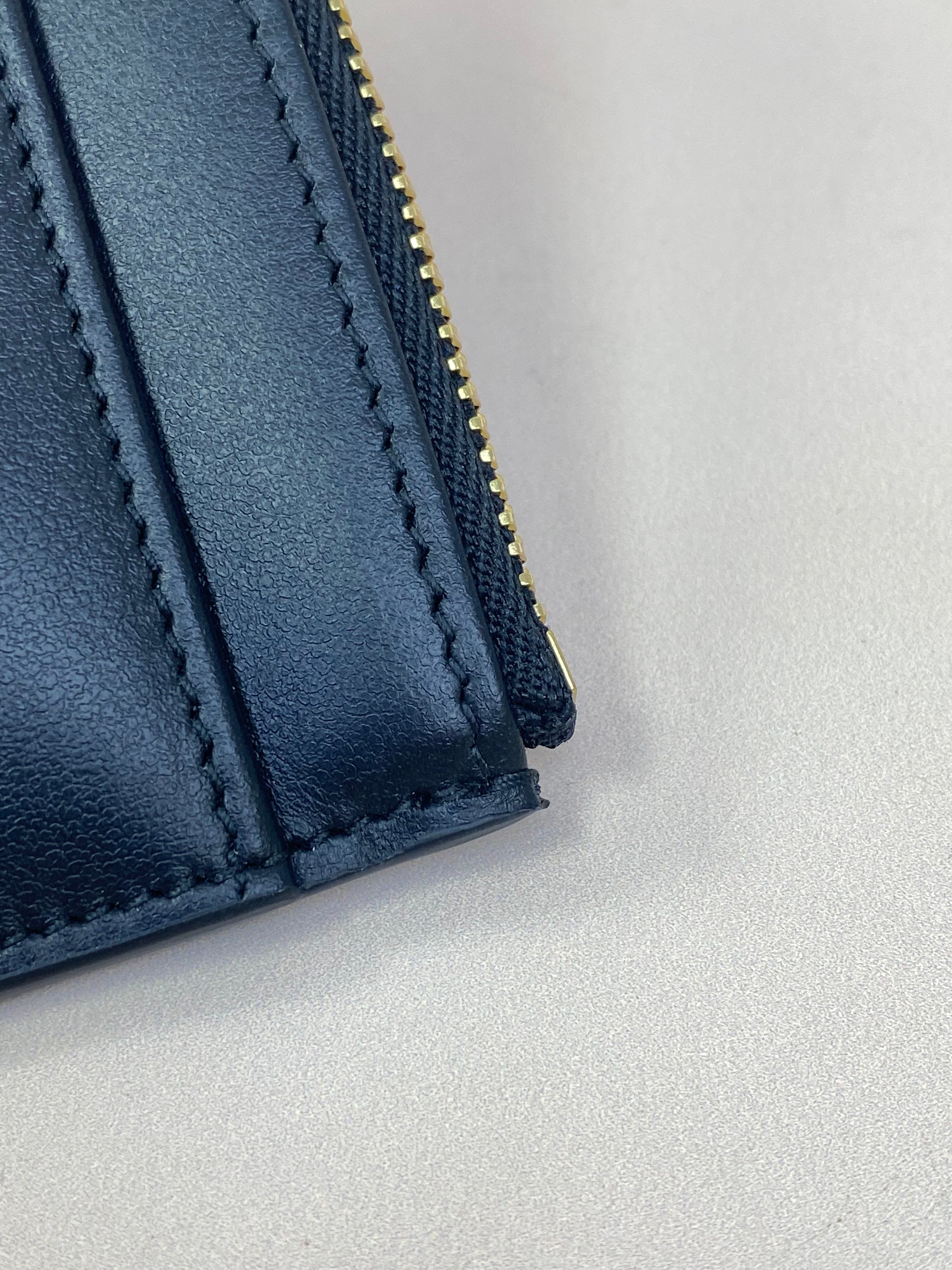 Dolce & Gabbana Black DG Logo Small Zip Wallet
