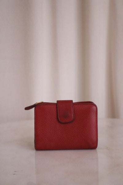 Prada Red Small Wallet-wallet-Prada-The Closet Egypt
