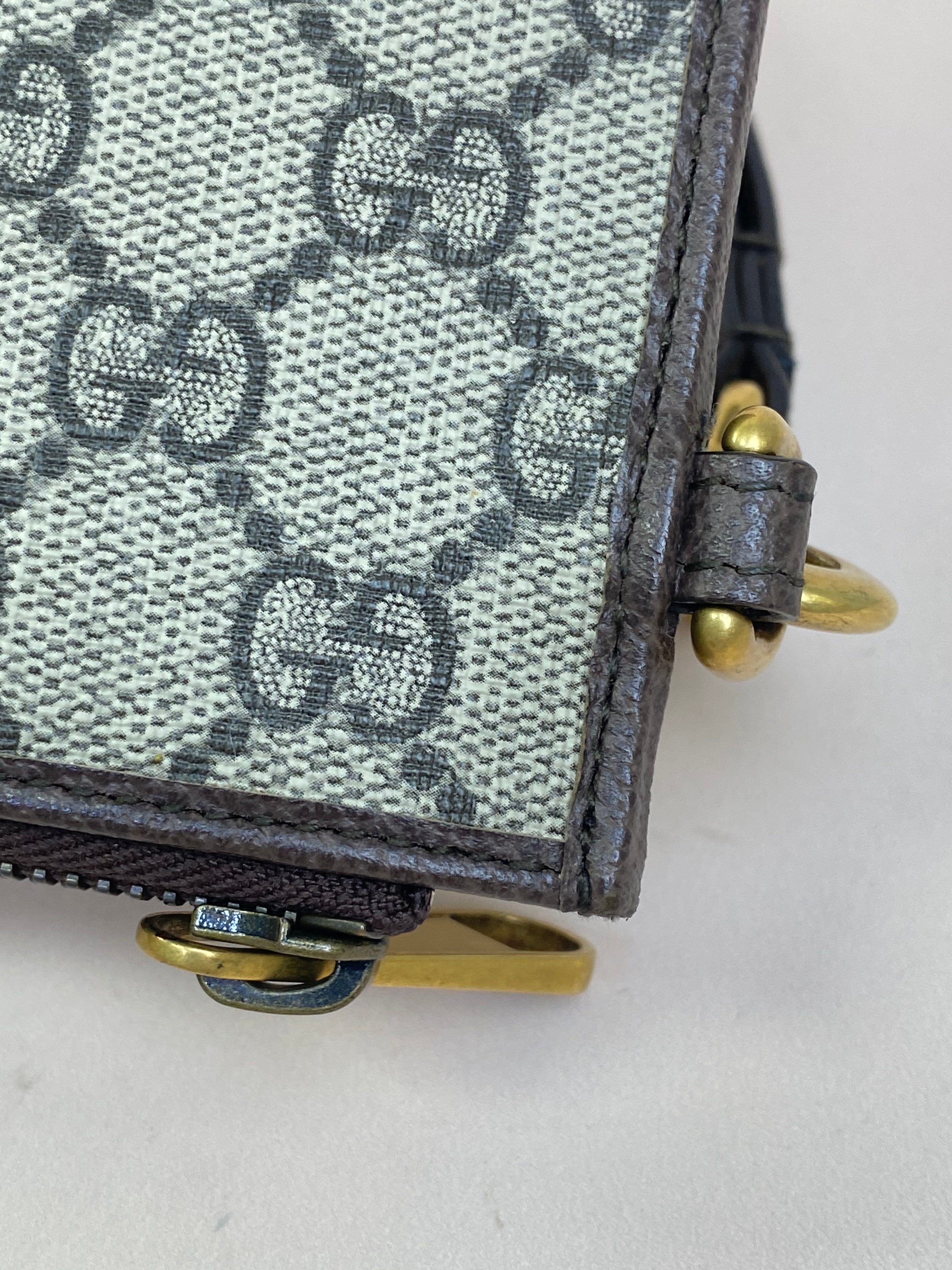Gucci Ebony GG Supreme Ophidia Clutch