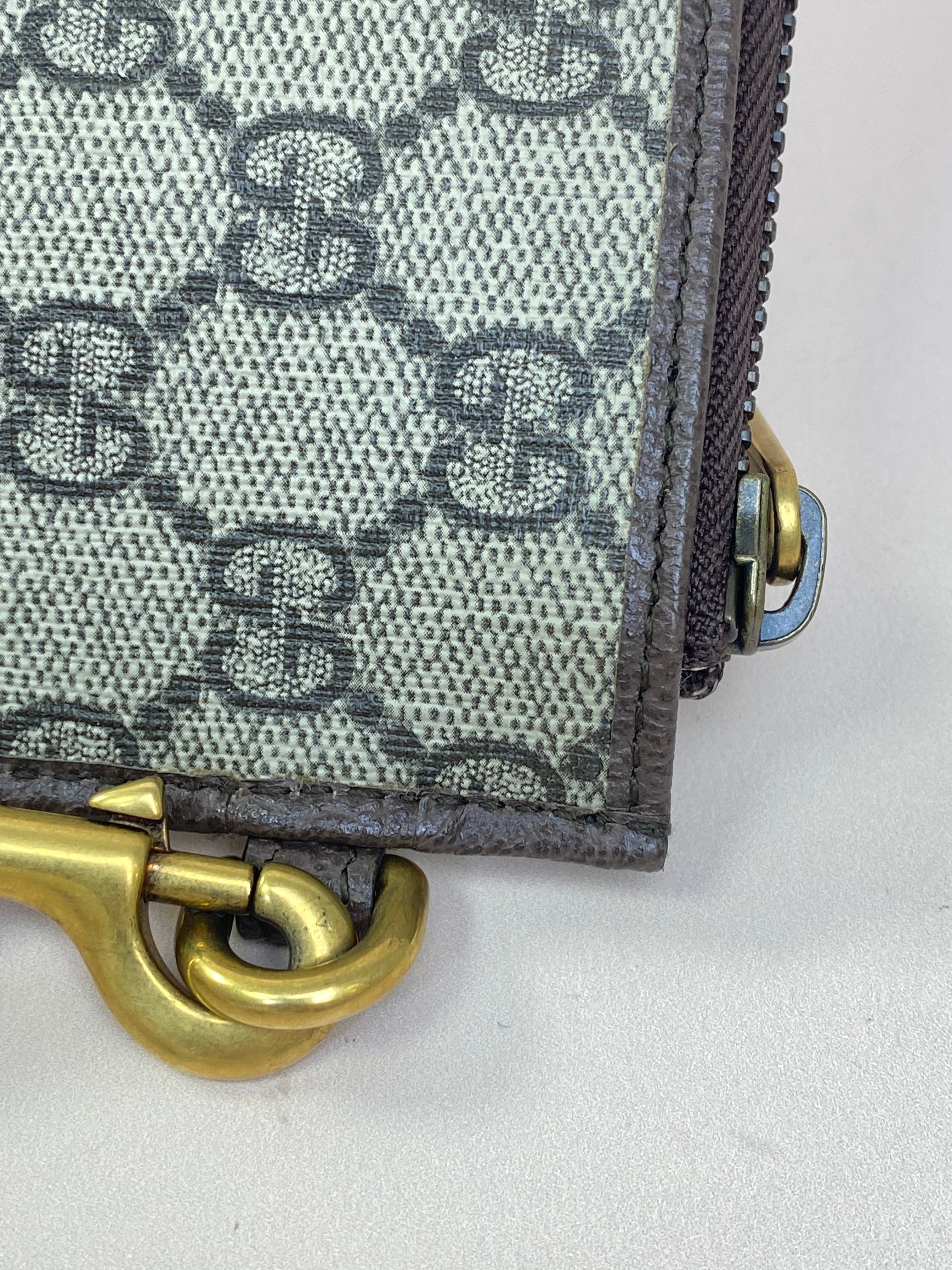 Gucci Ebony GG Supreme Ophidia Clutch