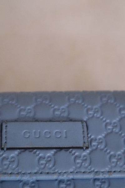 Gucci Cyan GG Microguccissima Small Wallet-wallet-Gucci-The Closet Egypt