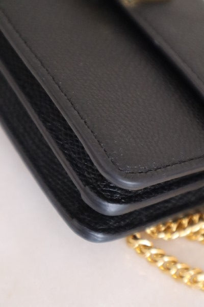 Valentino Black VLogo Woc-Wallet Chain-Valentino-The Closet Egypt