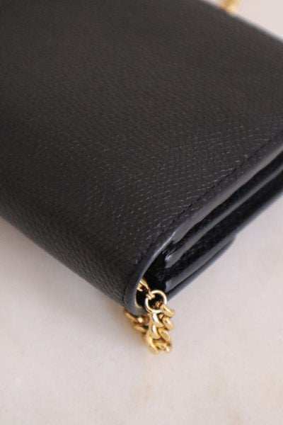 Valentino Black VLogo Woc-Wallet Chain-Valentino-The Closet Egypt