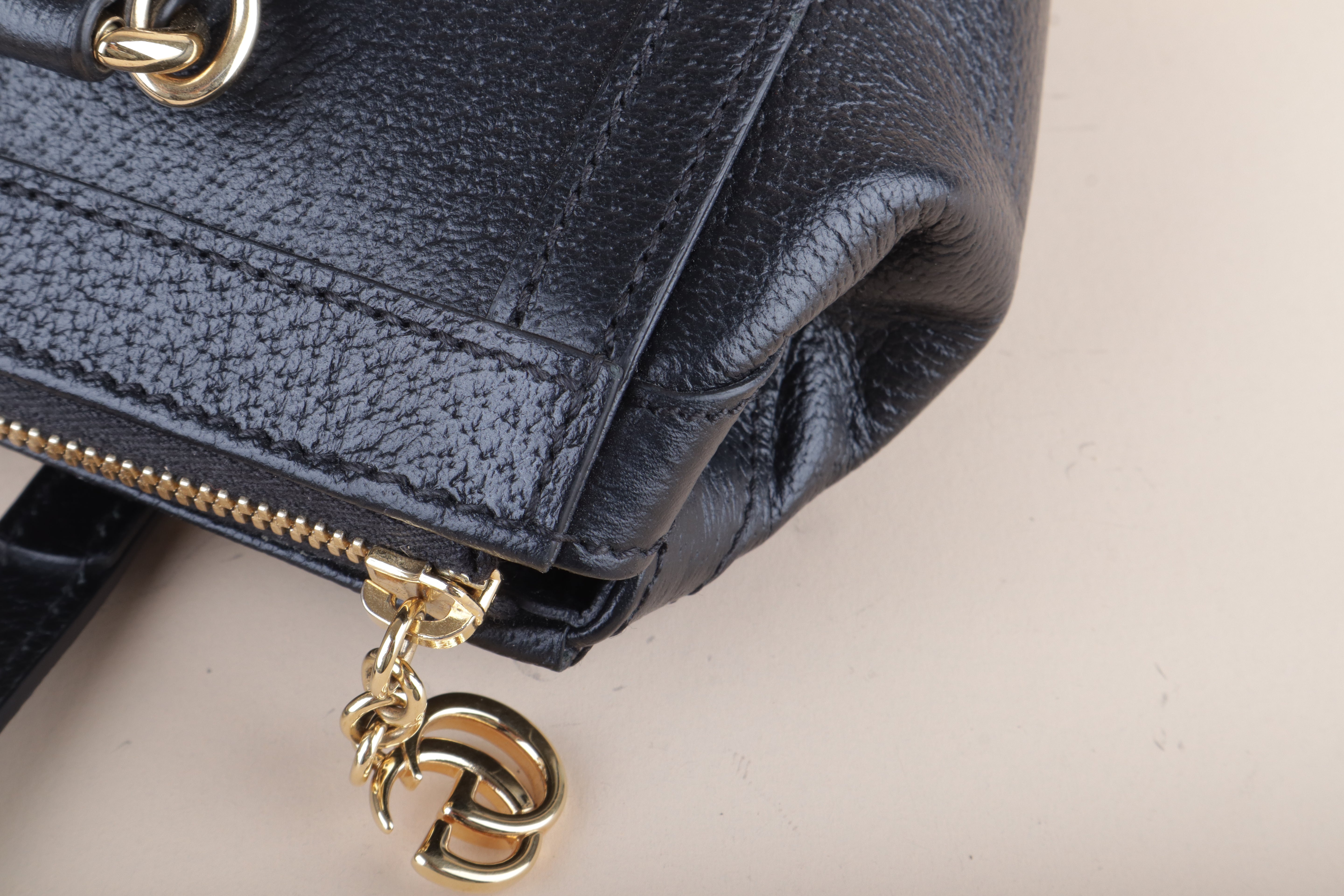 Gucci ophidia small black top handle