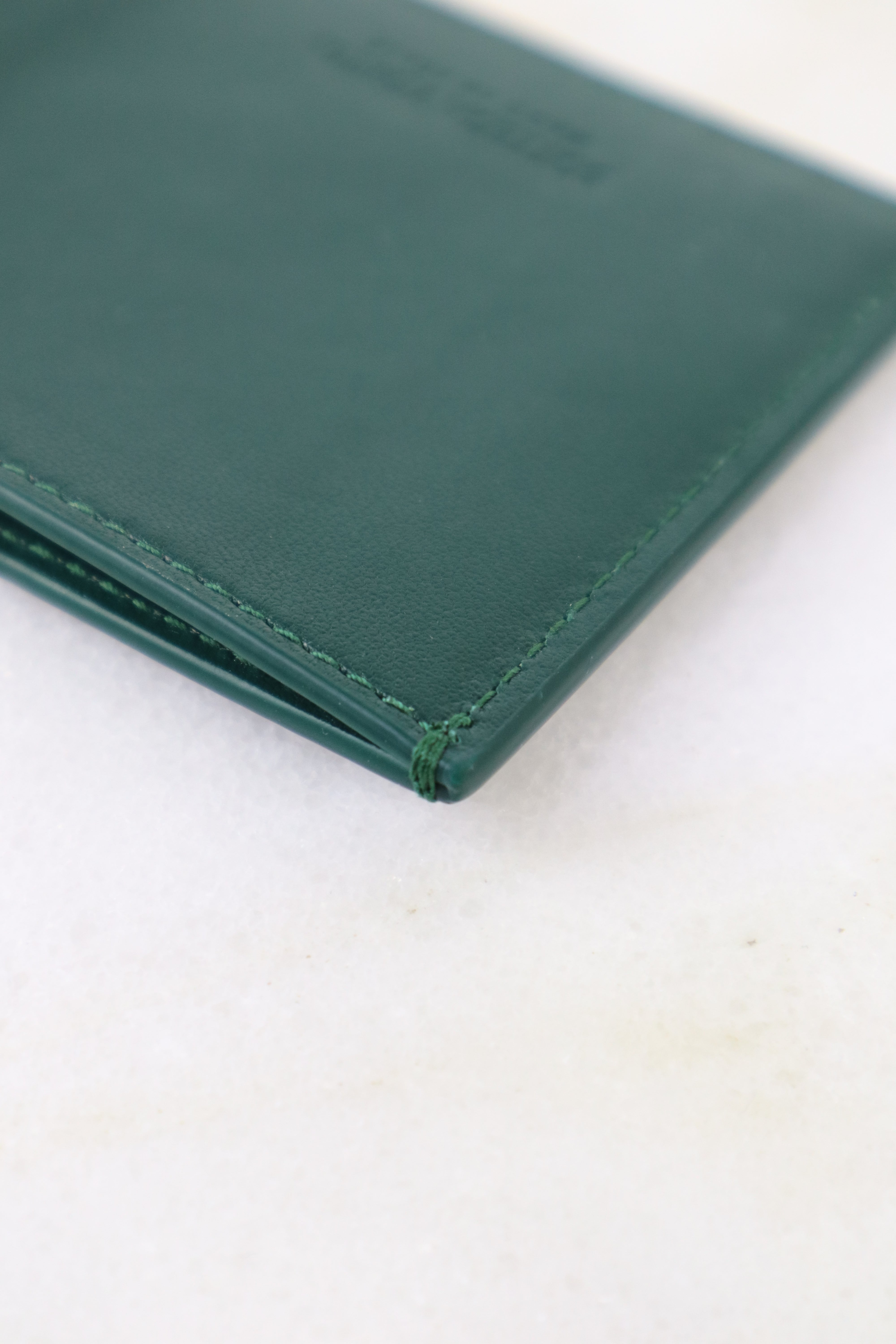 Bottega Veneta Green Cassette Card Holder