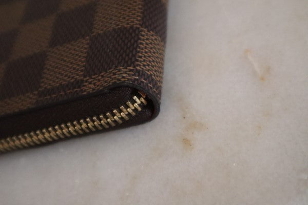 Louis Vuitton Damier Red Clemence Zip Wallet-wallet-Louis Vuitton-The Closet Egypt
