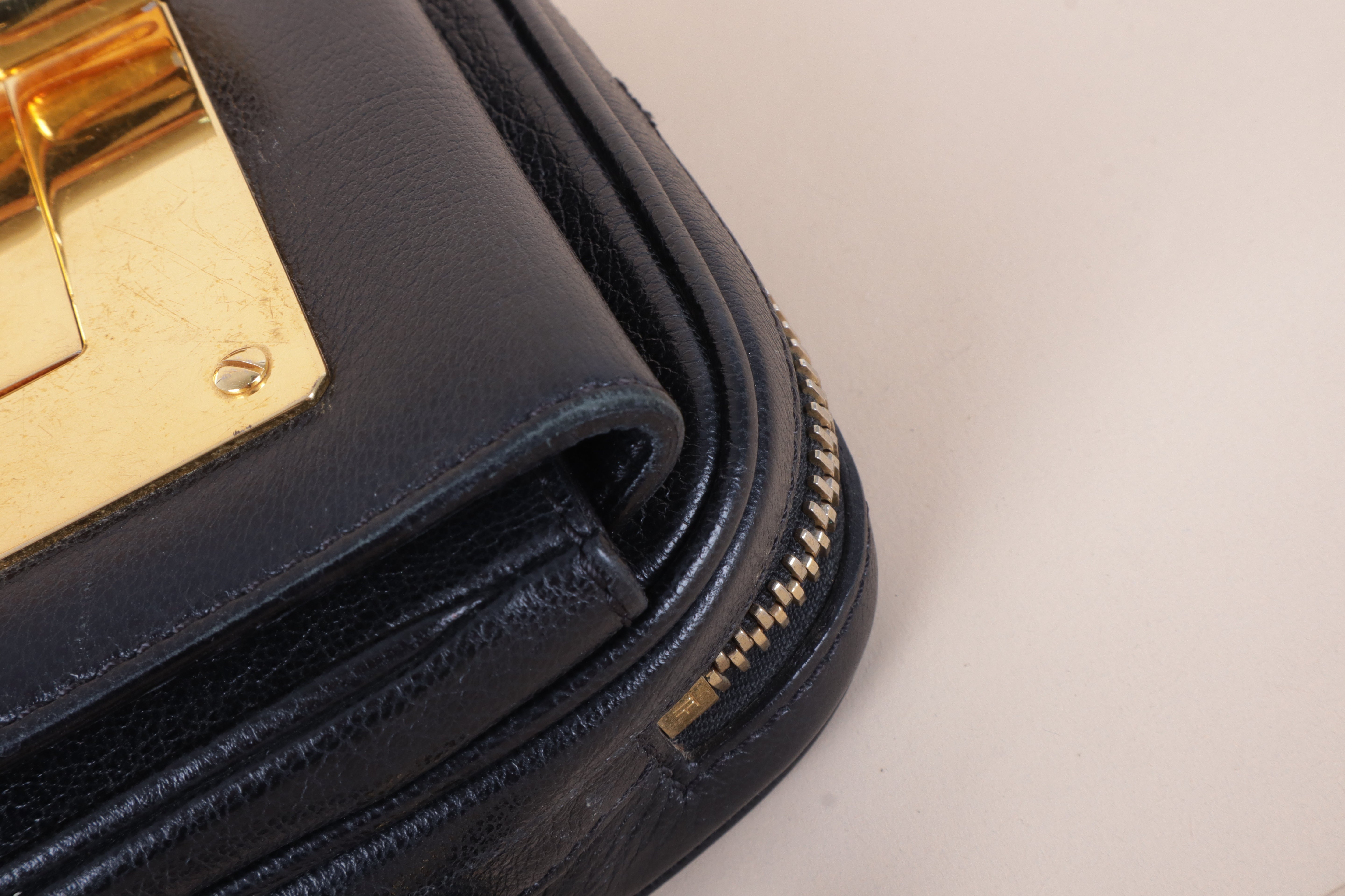 TOM FORD Black Natalia Medium Flap Bag