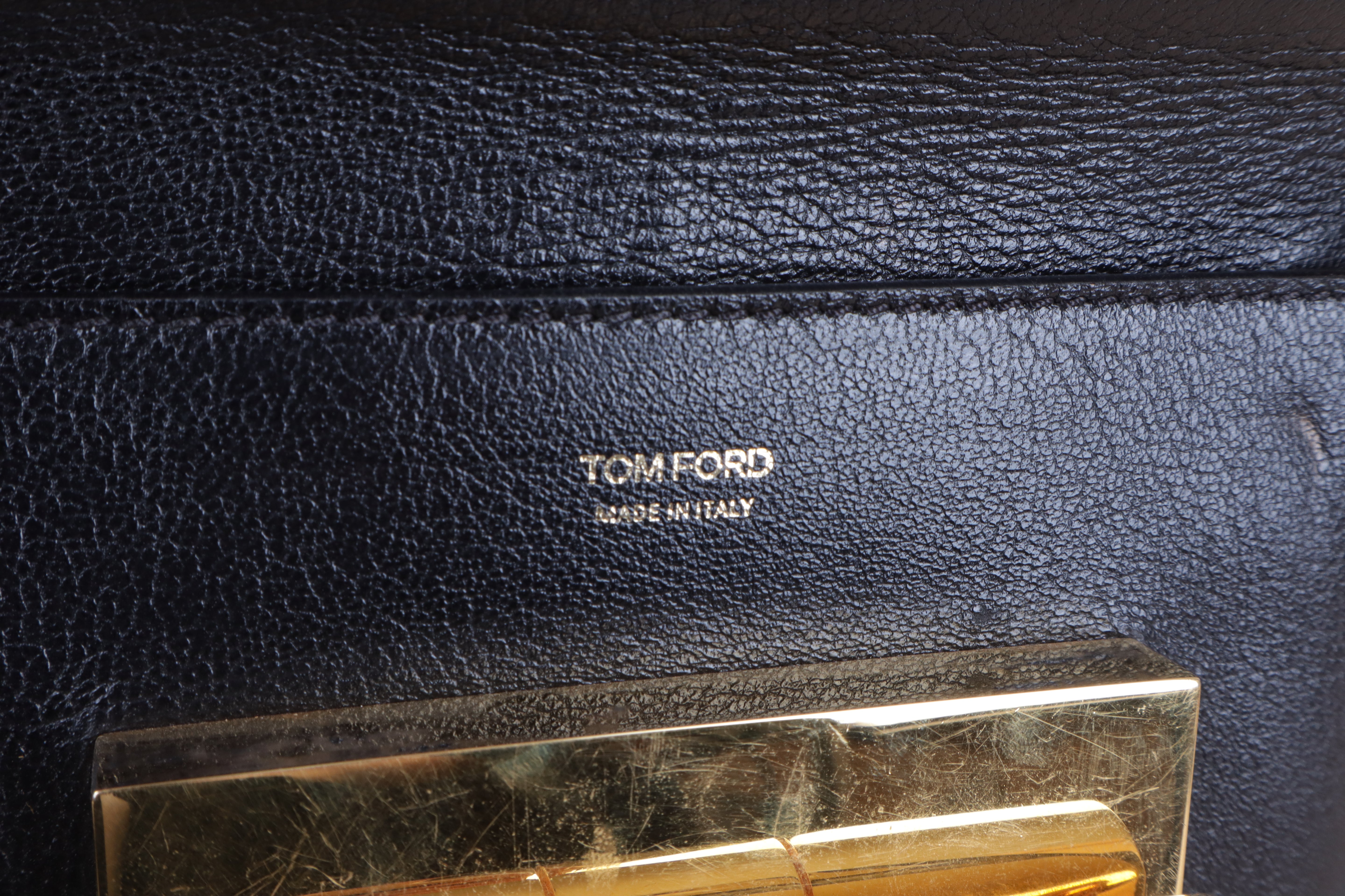 TOM FORD Black Natalia Medium Flap Bag-shoulder bag-Tom Ford-The Closet Egypt