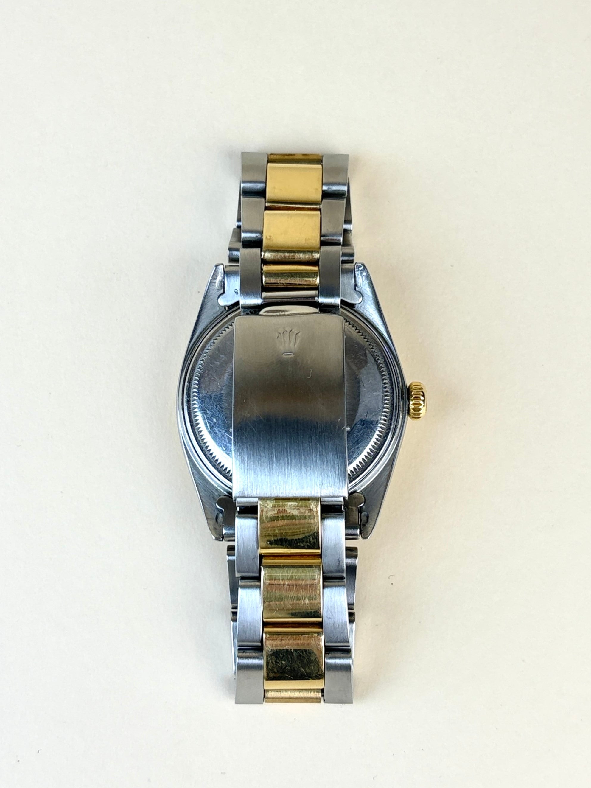 Rolex date just 36 with a black dial & diamonds