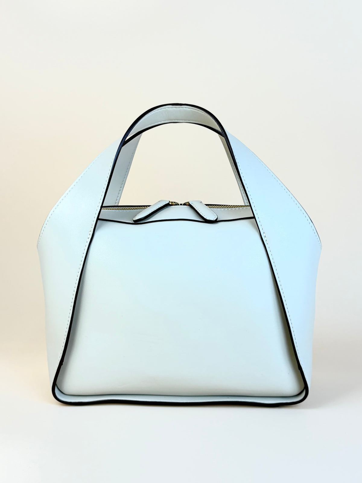 Stella Mccartney off white leather logo cross body