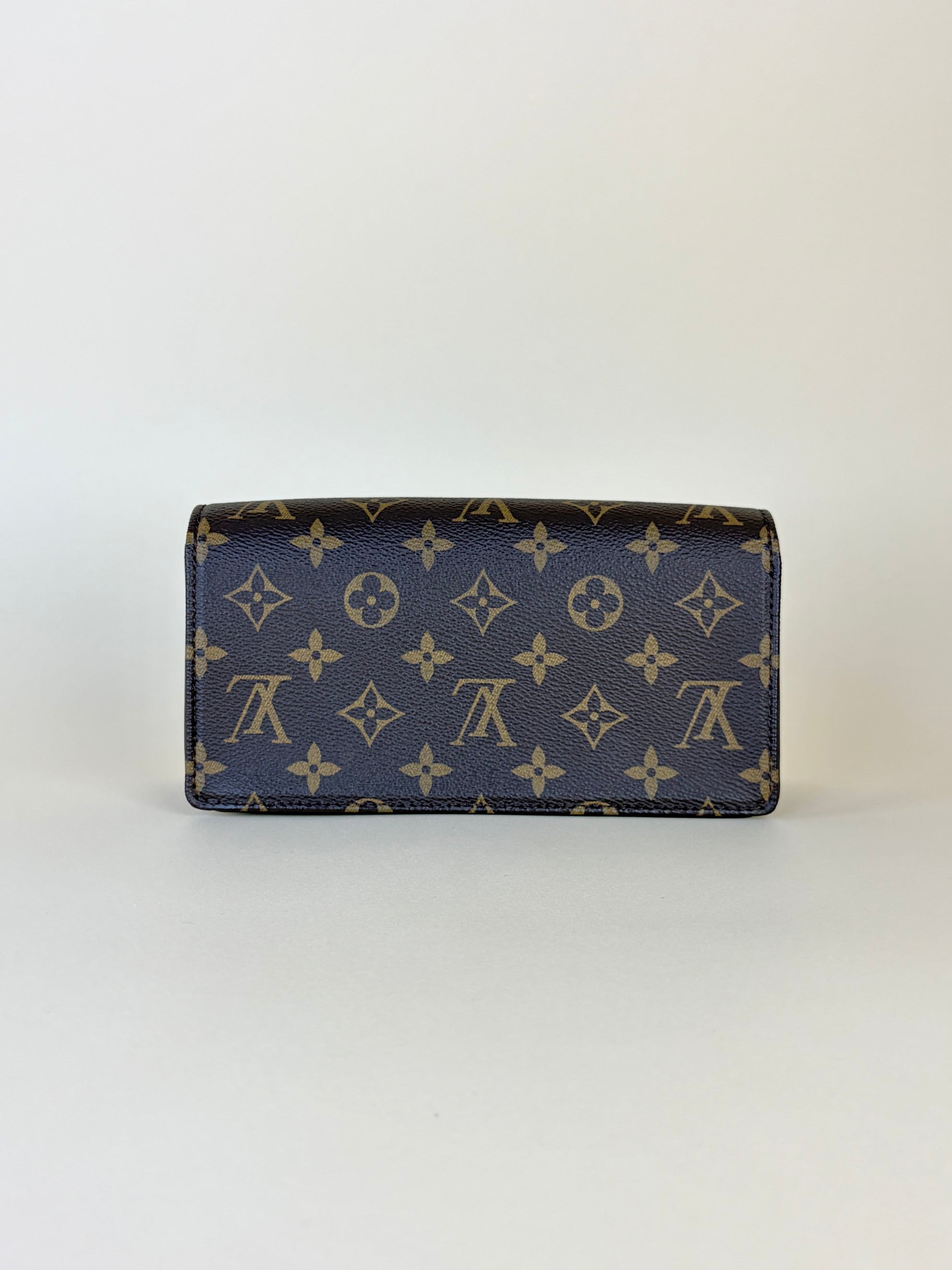 Louis Vuitton monogram lily wallet on chain