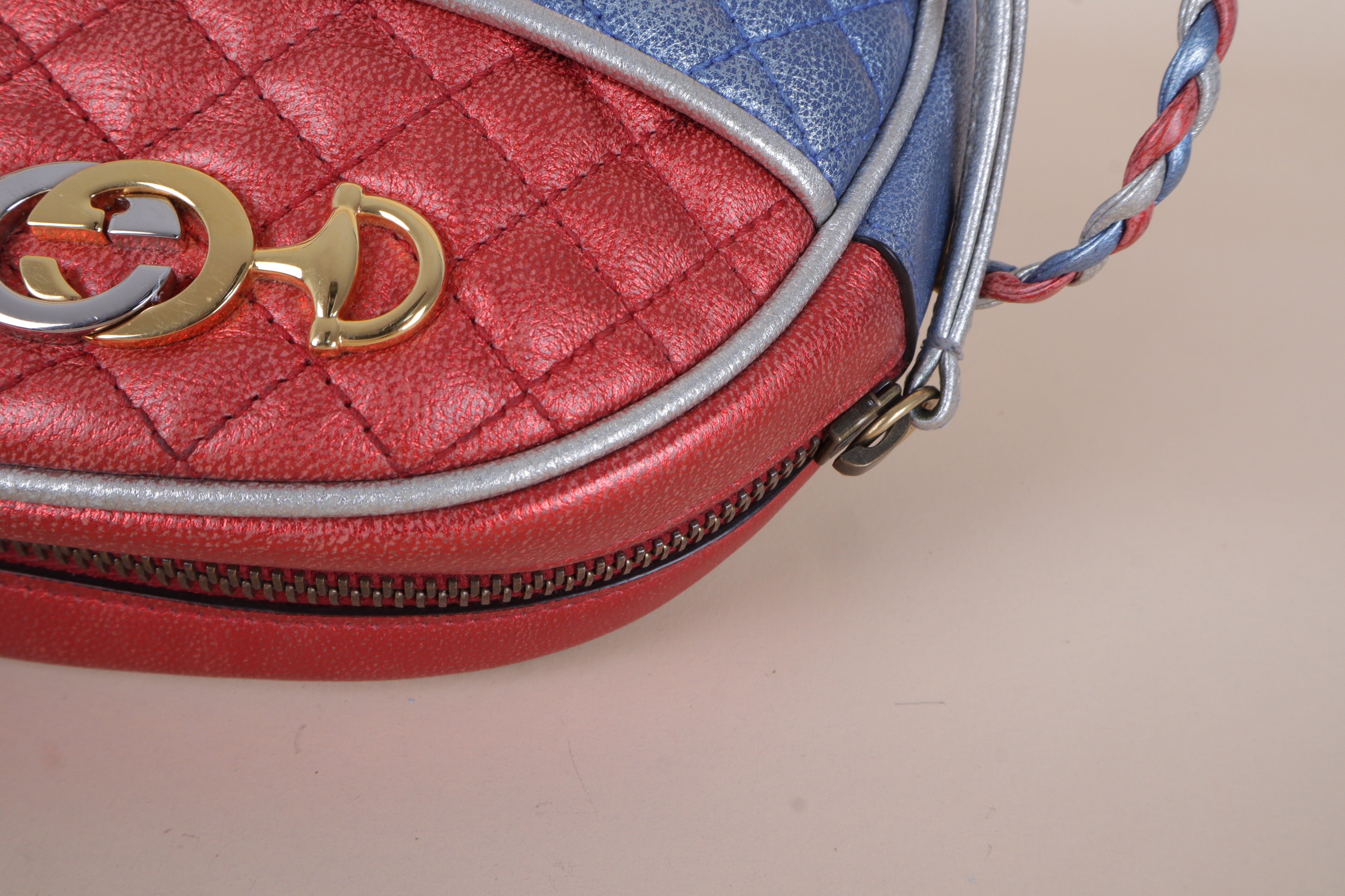 GUCCI mini dome blue& red