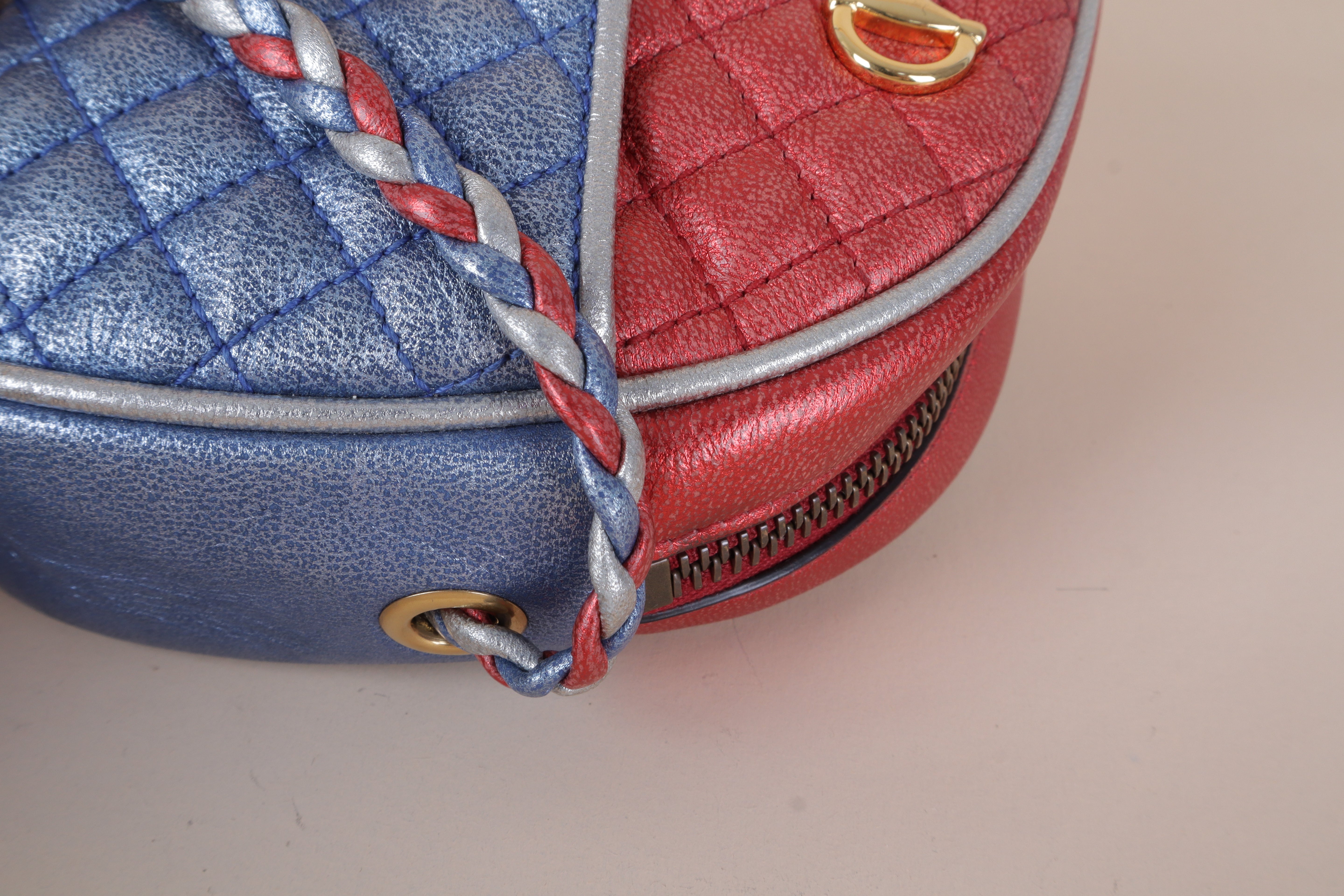 GUCCI mini dome blue& red