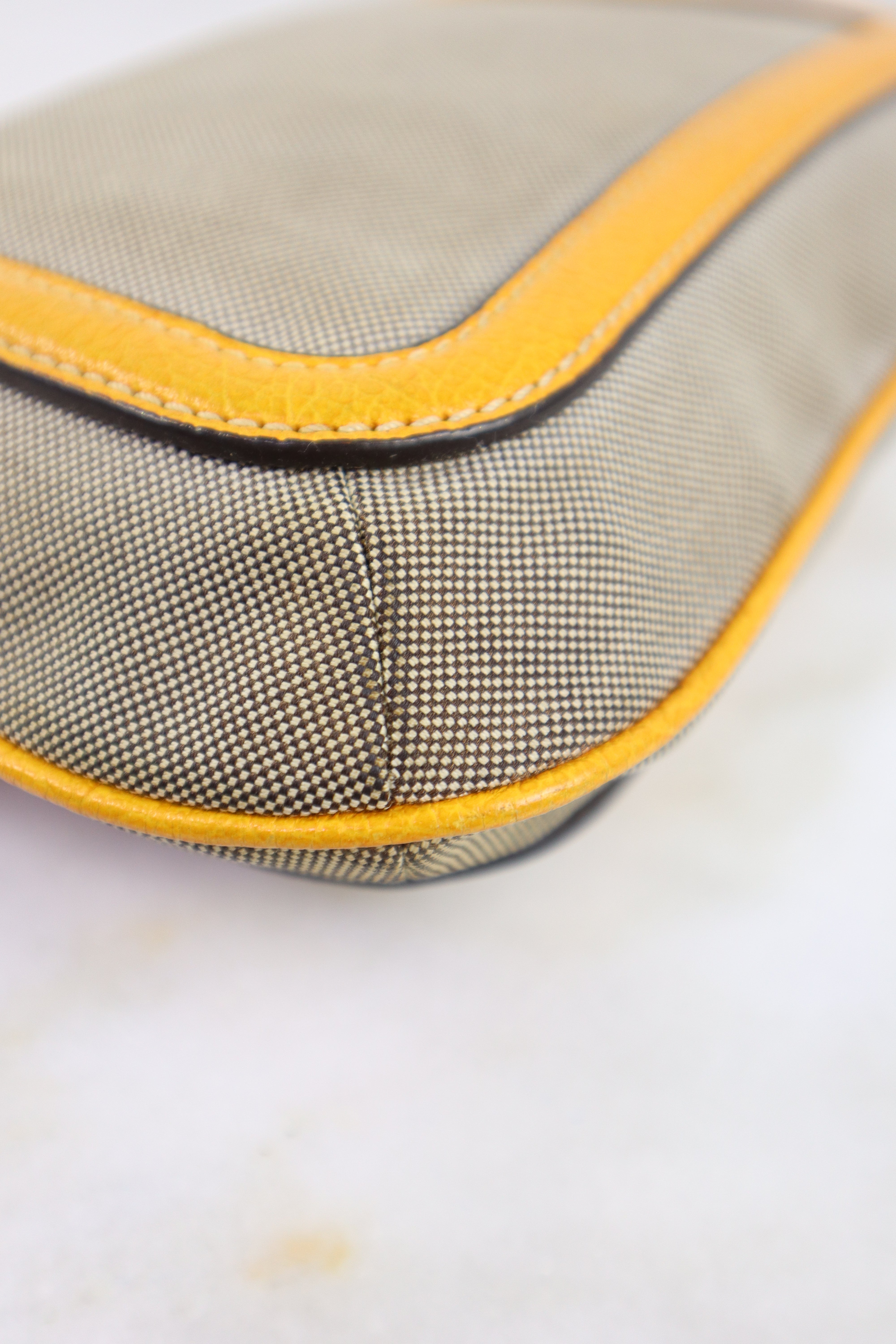 Celine Bicolor Celine Logo Shoulder Bag