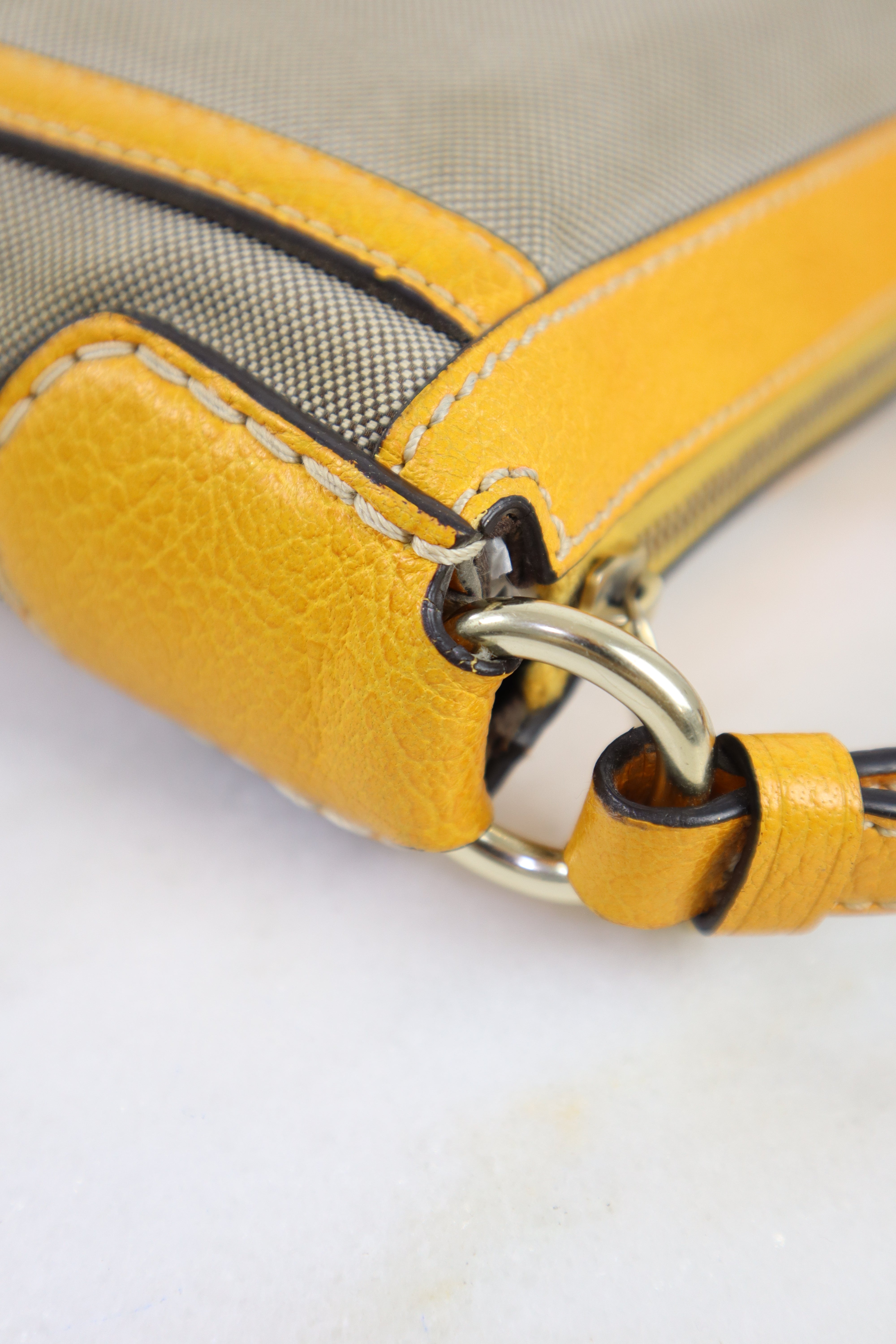 Celine Bicolor Celine Logo Shoulder Bag