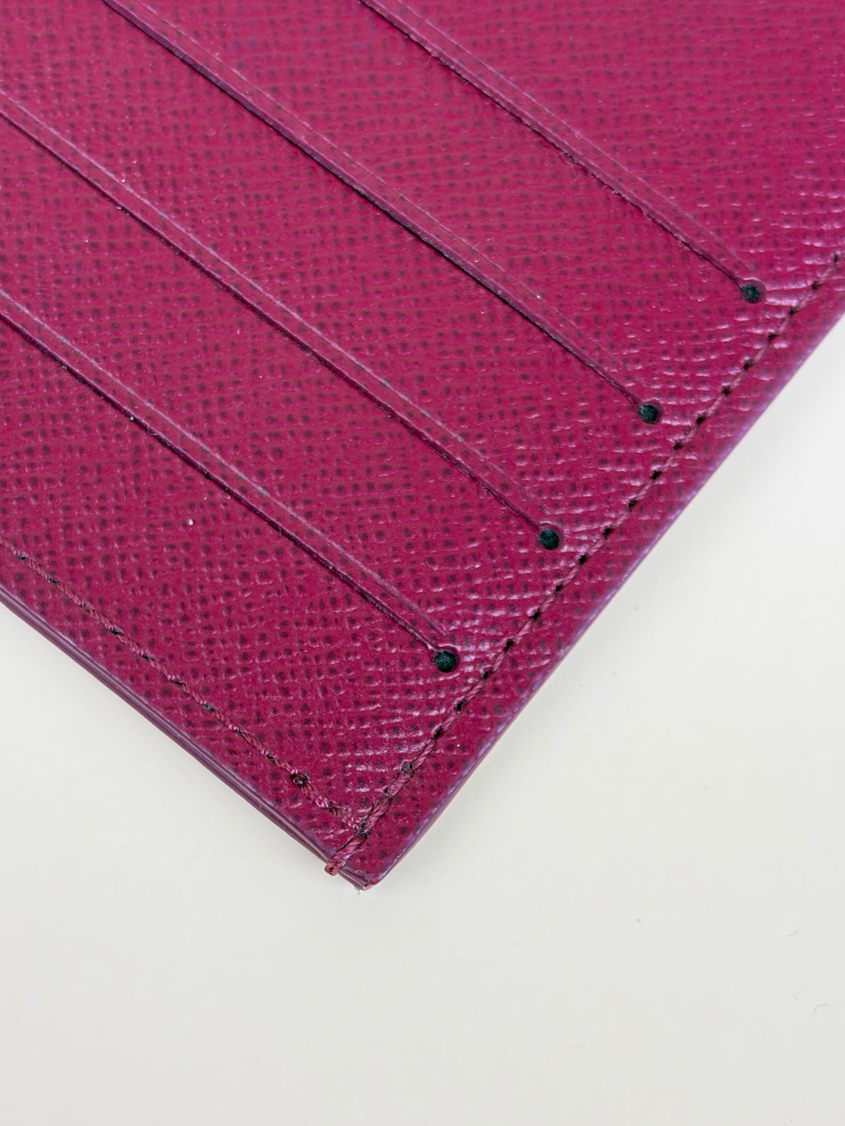 Louis Vuitton fuchia Felicie card holder insert
