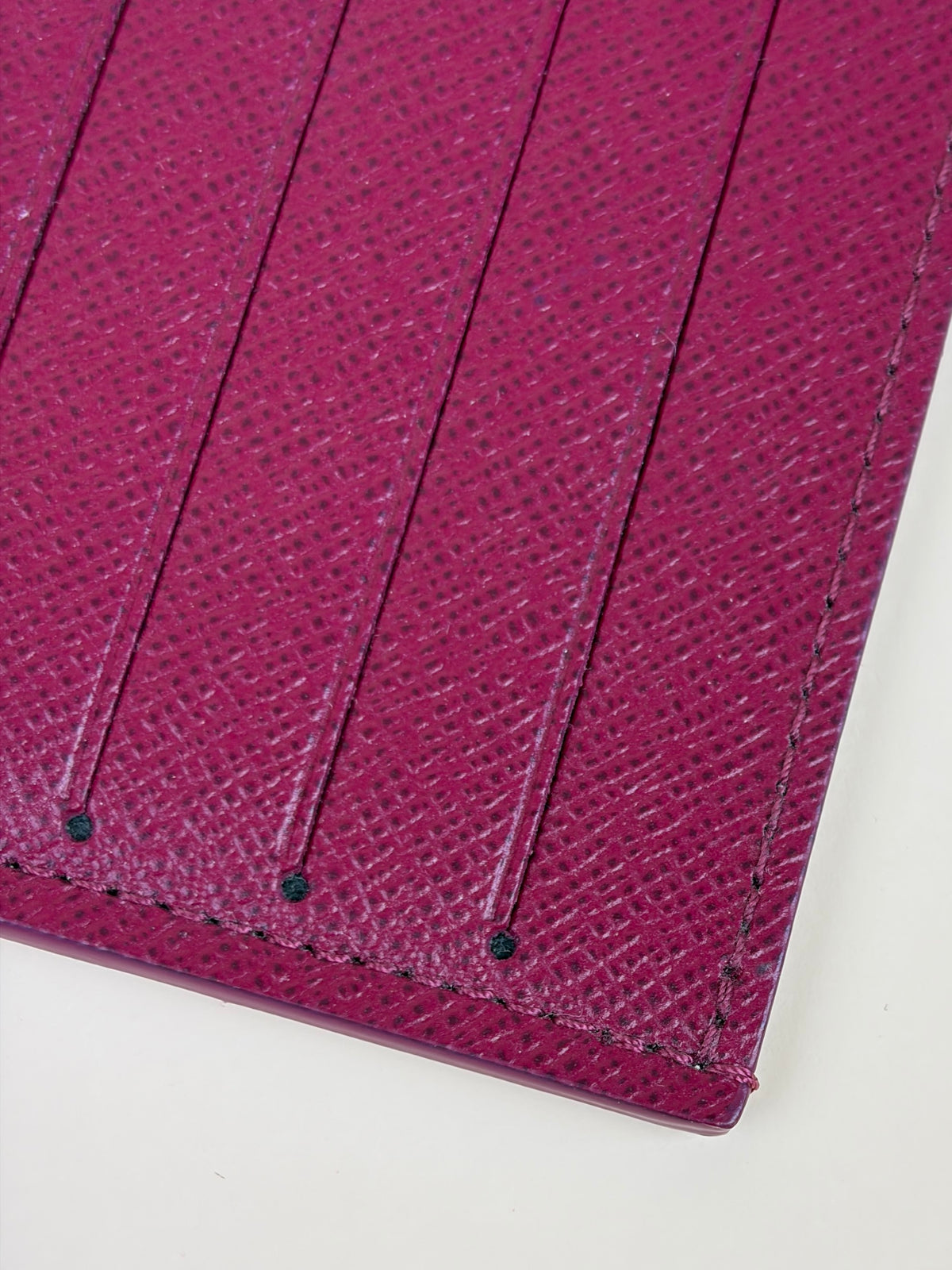 Louis Vuitton fuchia Felicie card holder insert