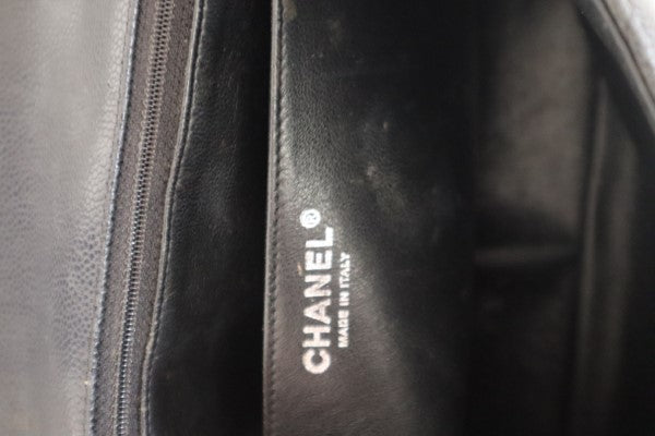 Chanel Black Classic jumbo Single Flap Bag-handbag-Chanel-The Closet Egypt