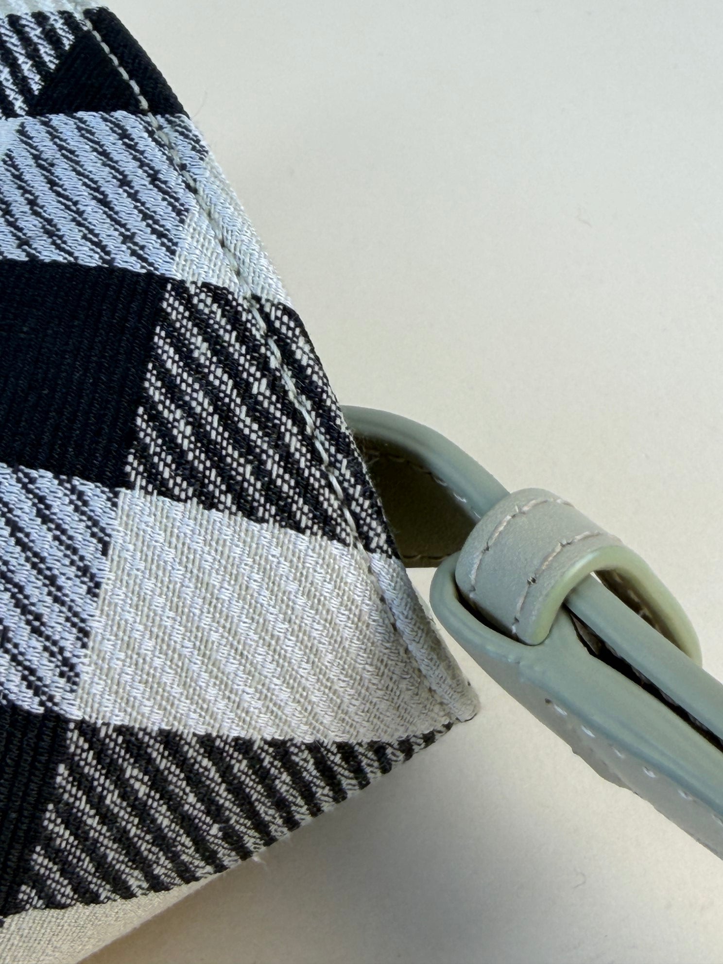 Burberry Grey Snip Check Shoulder Bag