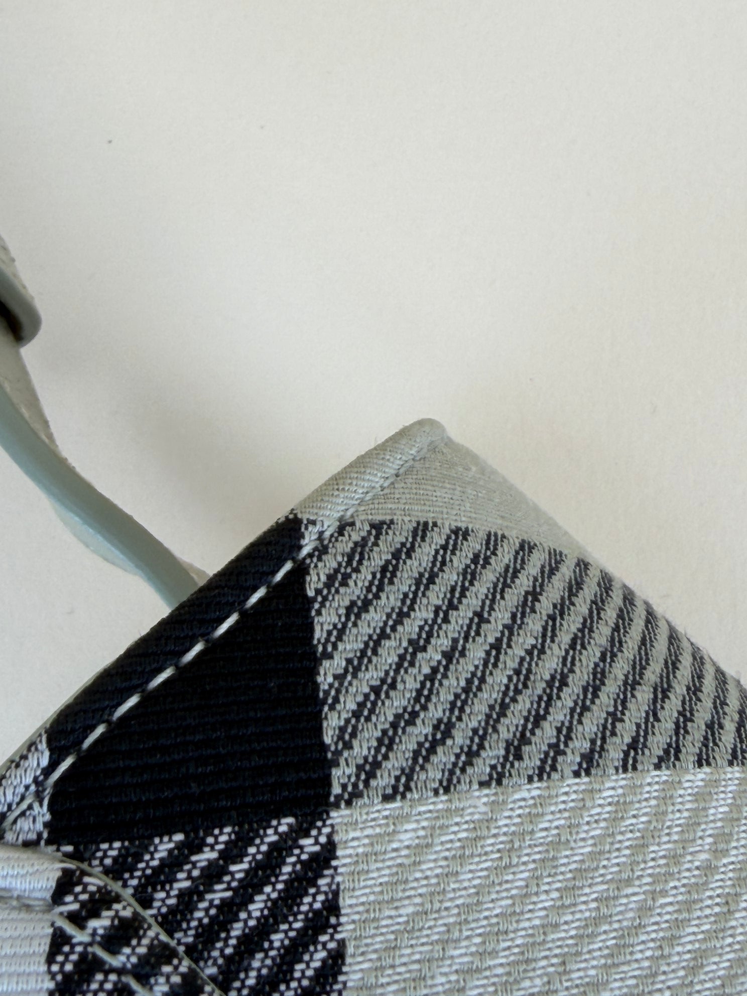 Burberry Grey Snip Check Shoulder Bag