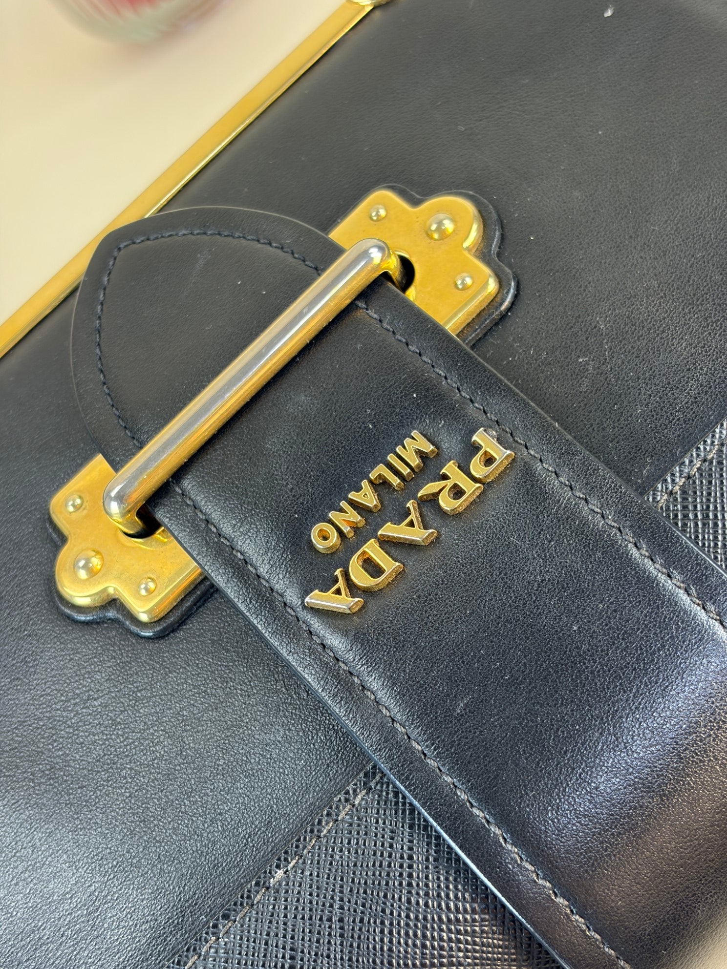 Prada Black City Cahier Bag