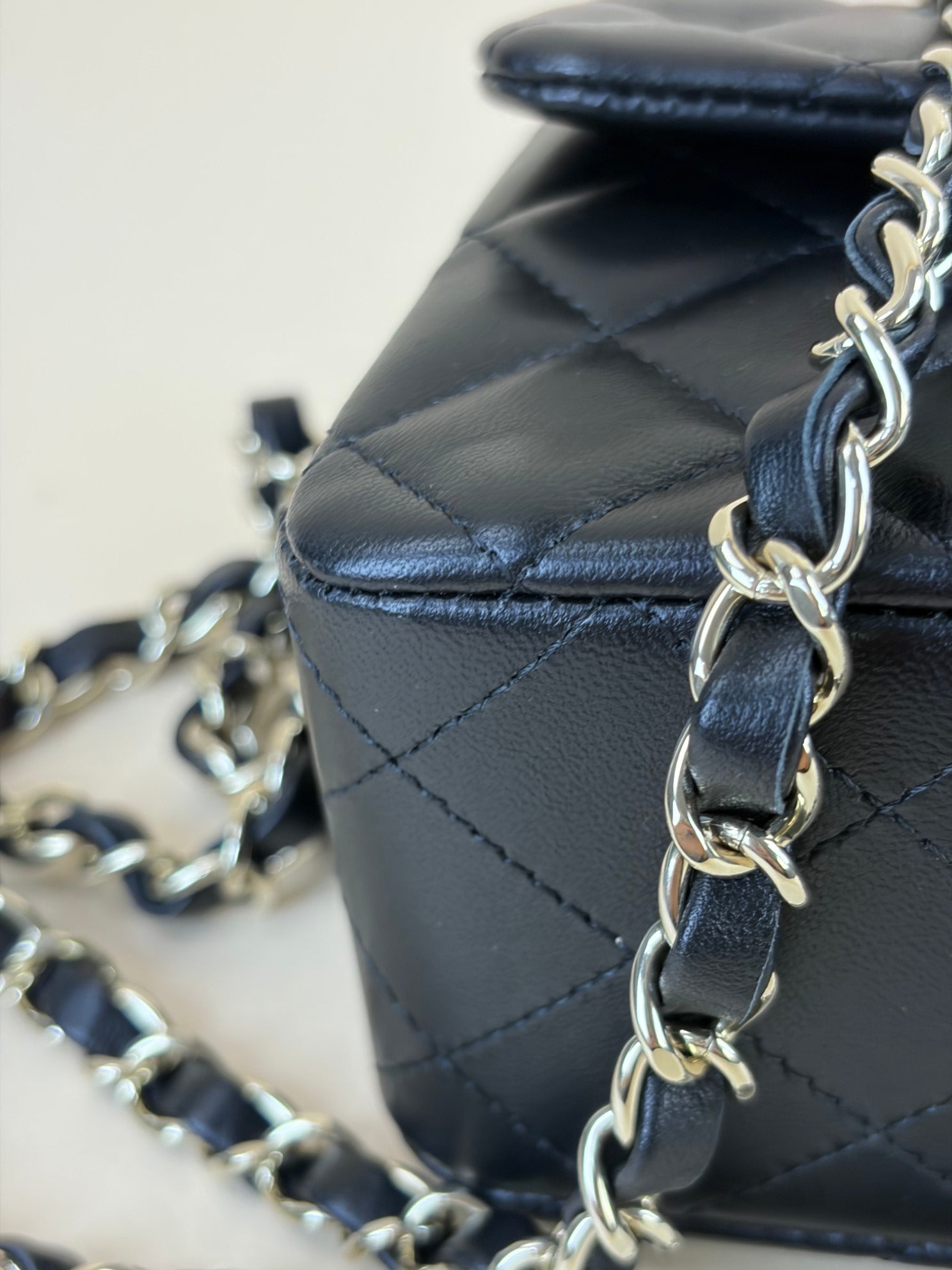 Chanel Black Classic Mini Rectangular Flap Bag