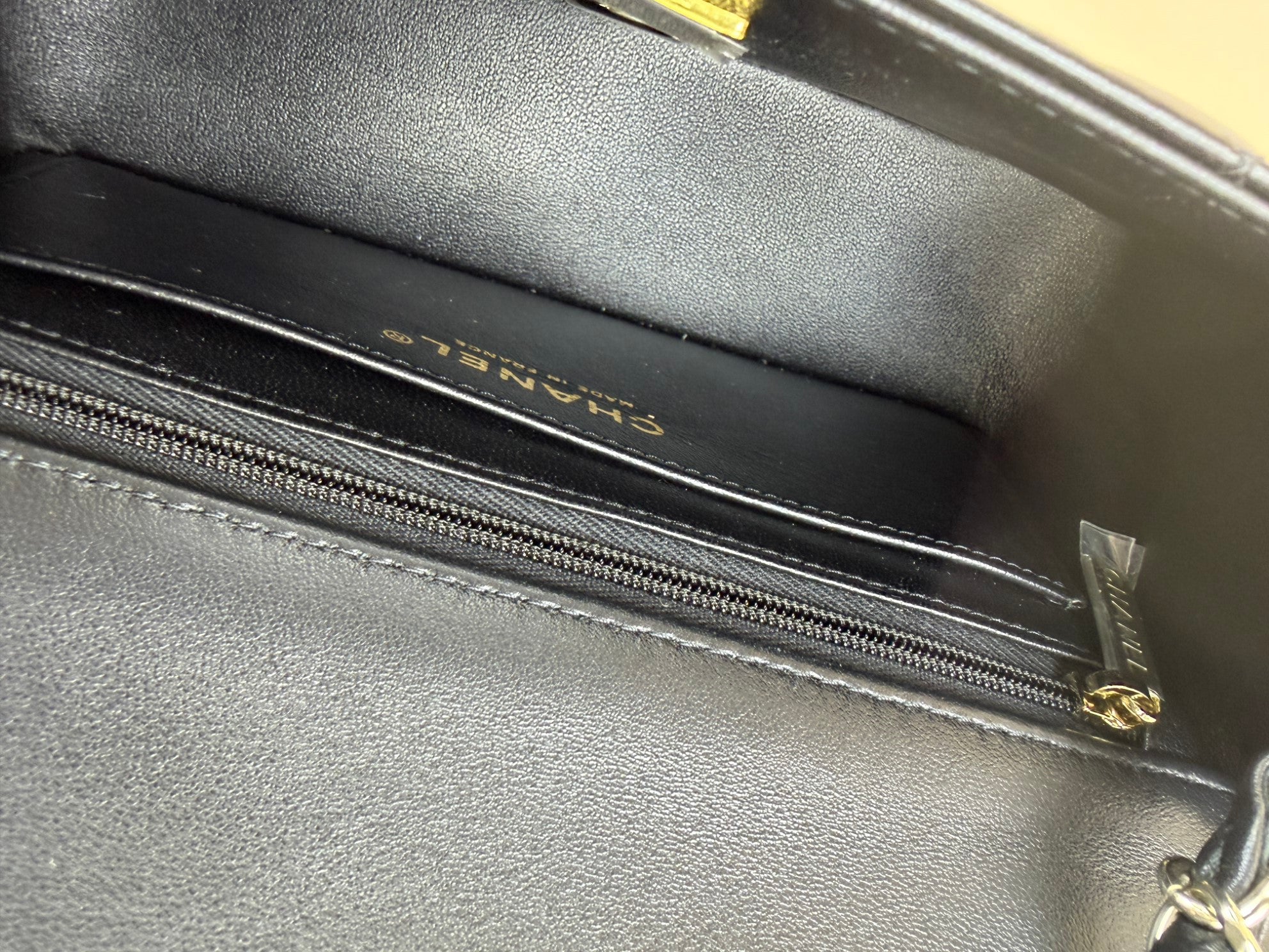 Chanel Black Classic Mini Rectangular Flap Bag