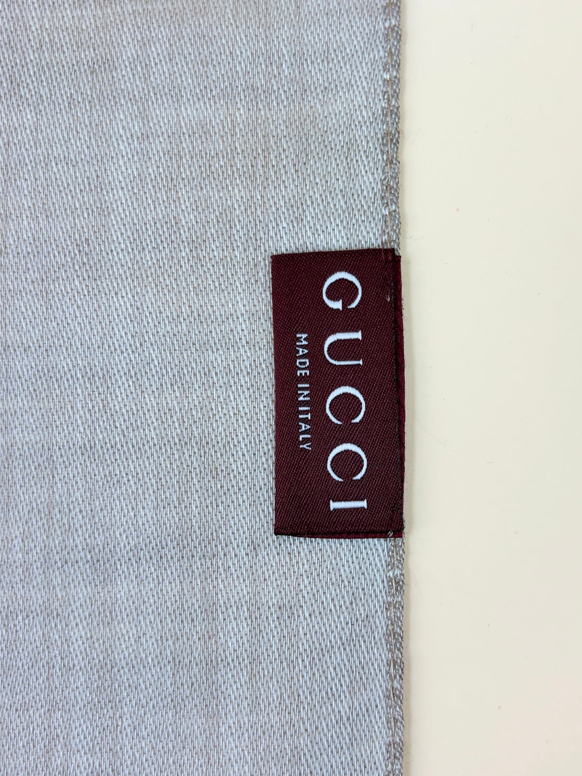 Gucci sand gg monogram wool scarf