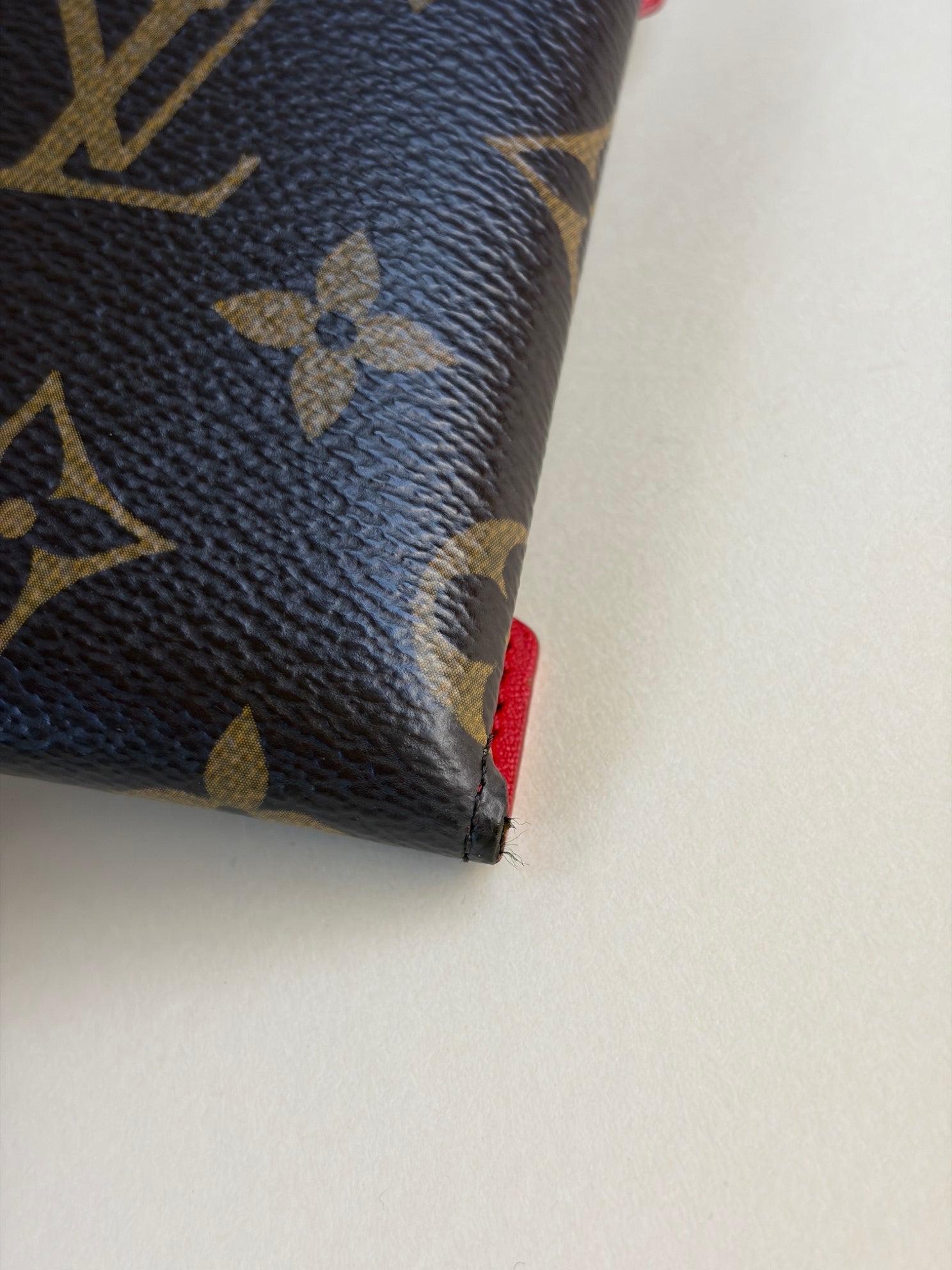 Louis Vuitton Monogram Red Kirigami Medium Pouch