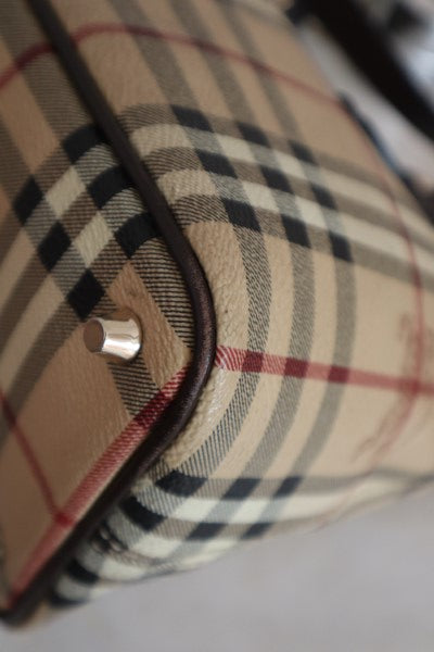 Burberry Bicolor Haymarket Regent Shoulder Bag-handbag-Burberry-The Closet Egypt