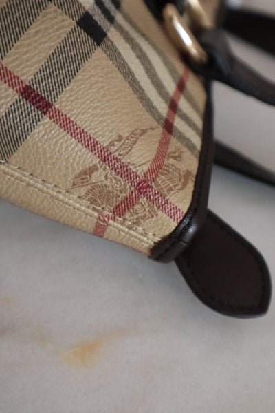 Burberry Bicolor Haymarket Regent Shoulder Bag-handbag-Burberry-The Closet Egypt