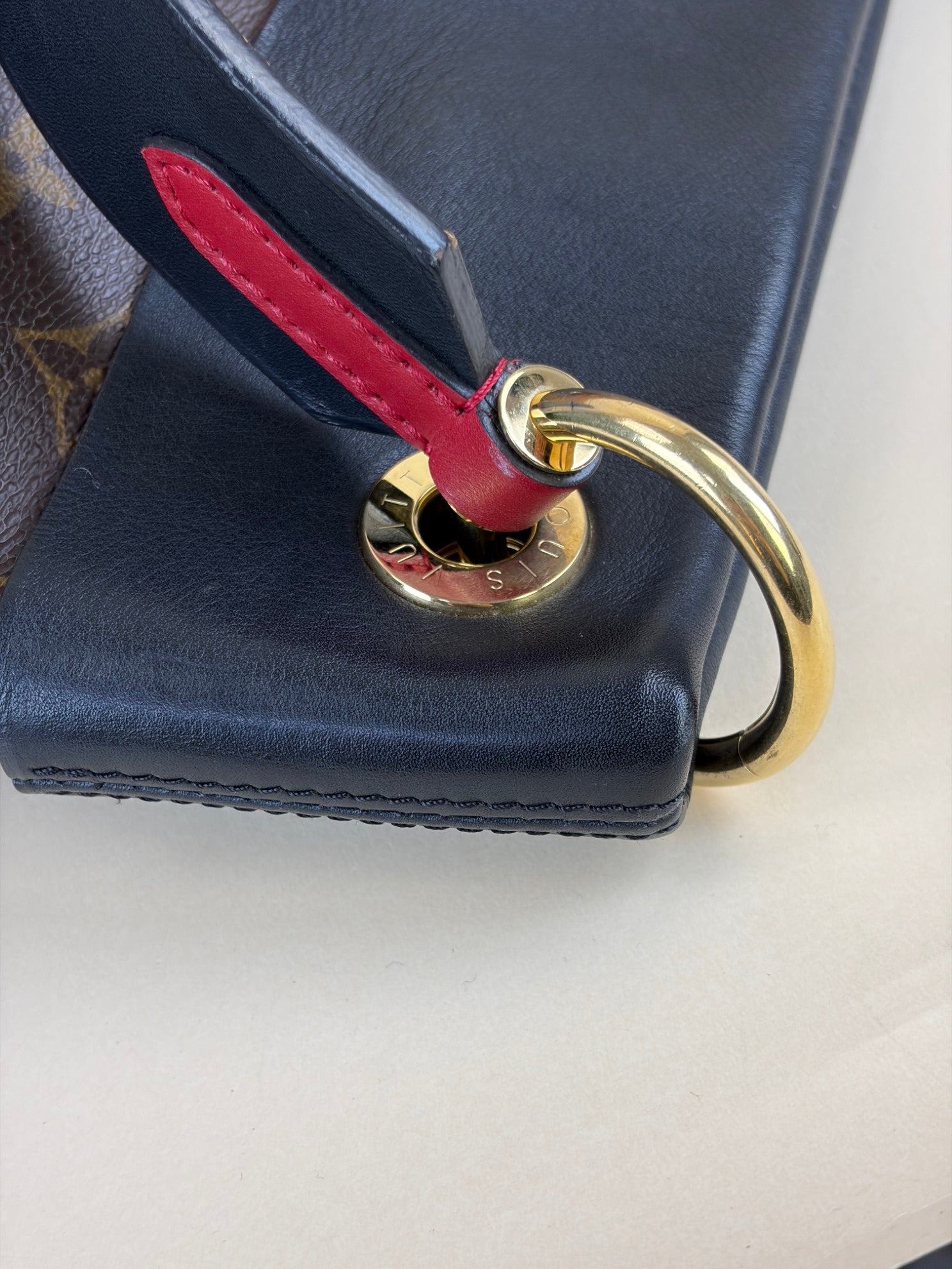 Louis Vuitton Monogram Black Tuileries Hobo Bag