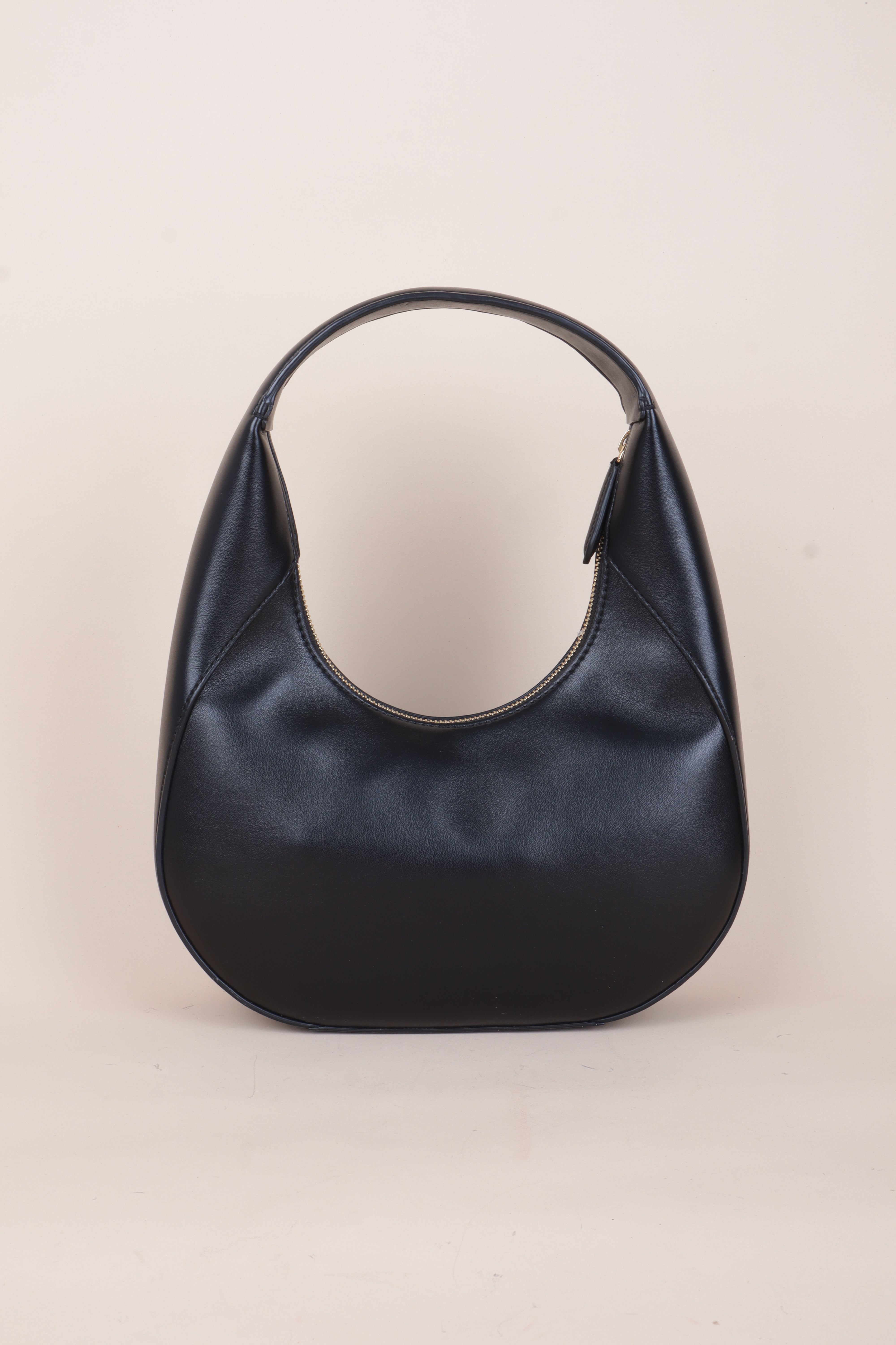 Stella Mccartney black HOPO LOGO-shoulder bag-Stella Mccartney-The Closet Egypt