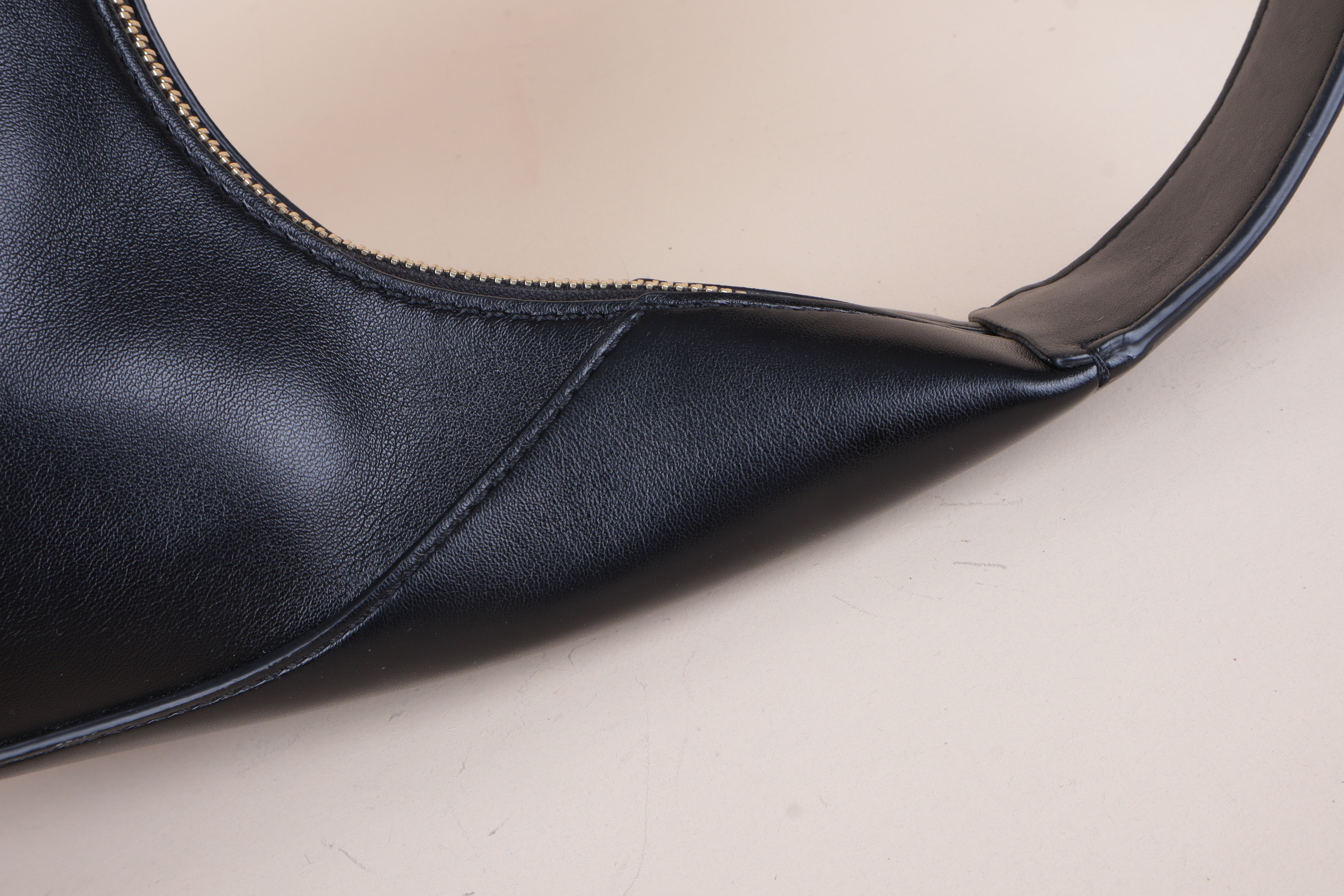 Stella Mccartney black HOPO LOGO-shoulder bag-Stella Mccartney-The Closet Egypt