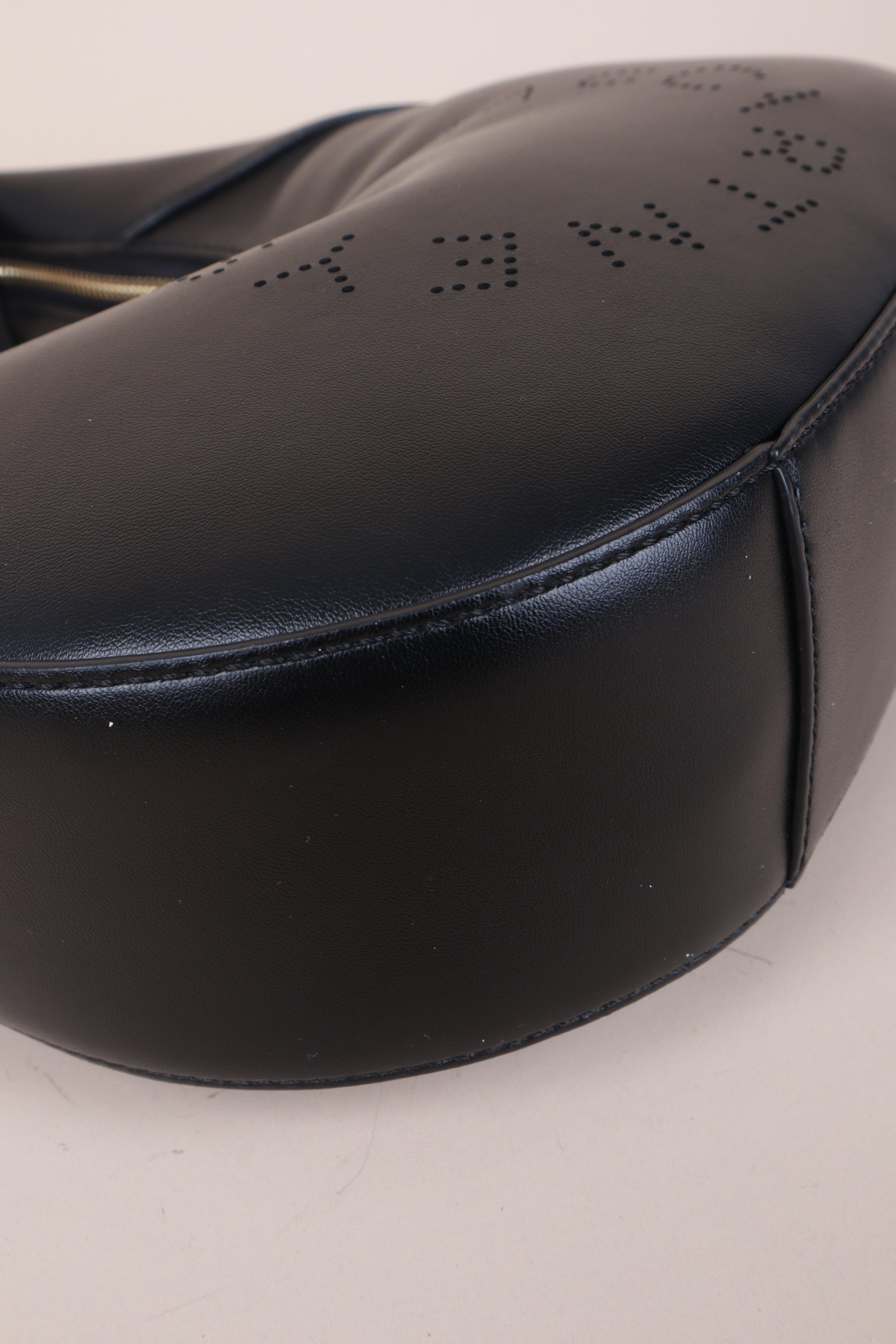 Stella Mccartney black HOPO LOGO-shoulder bag-Stella Mccartney-The Closet Egypt