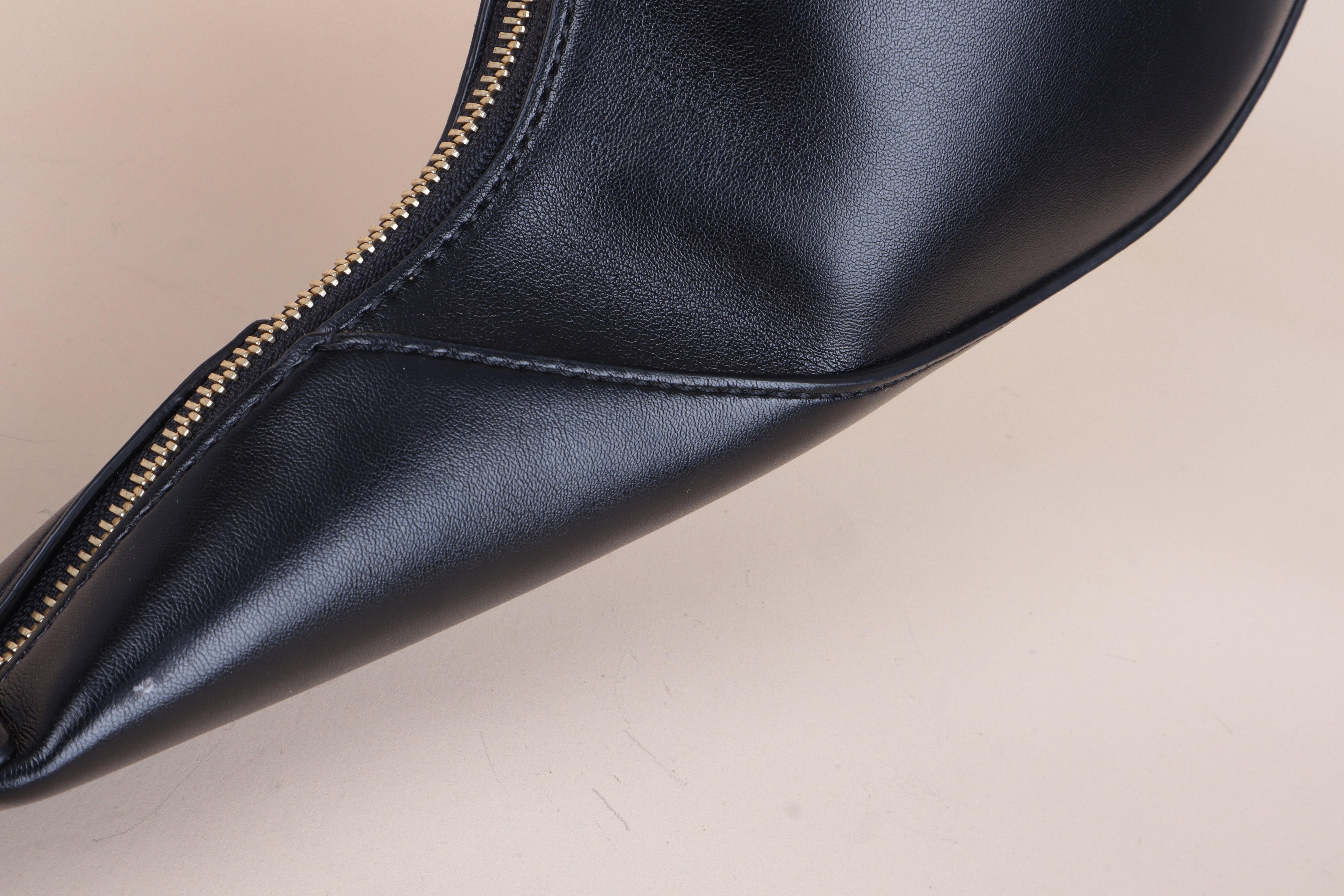 Stella Mccartney black HOPO LOGO-shoulder bag-Stella Mccartney-The Closet Egypt