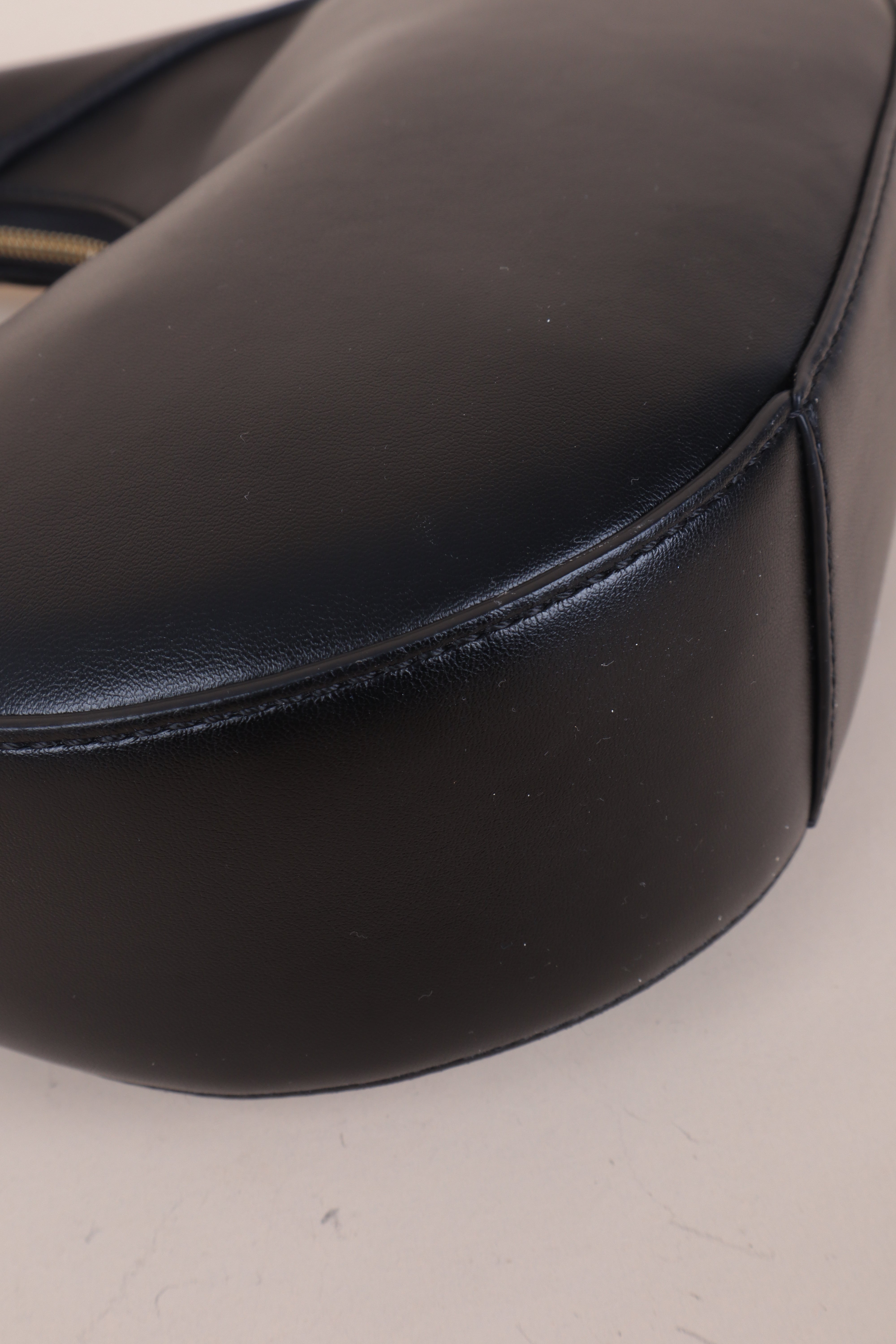 Stella Mccartney black HOPO LOGO-shoulder bag-Stella Mccartney-The Closet Egypt